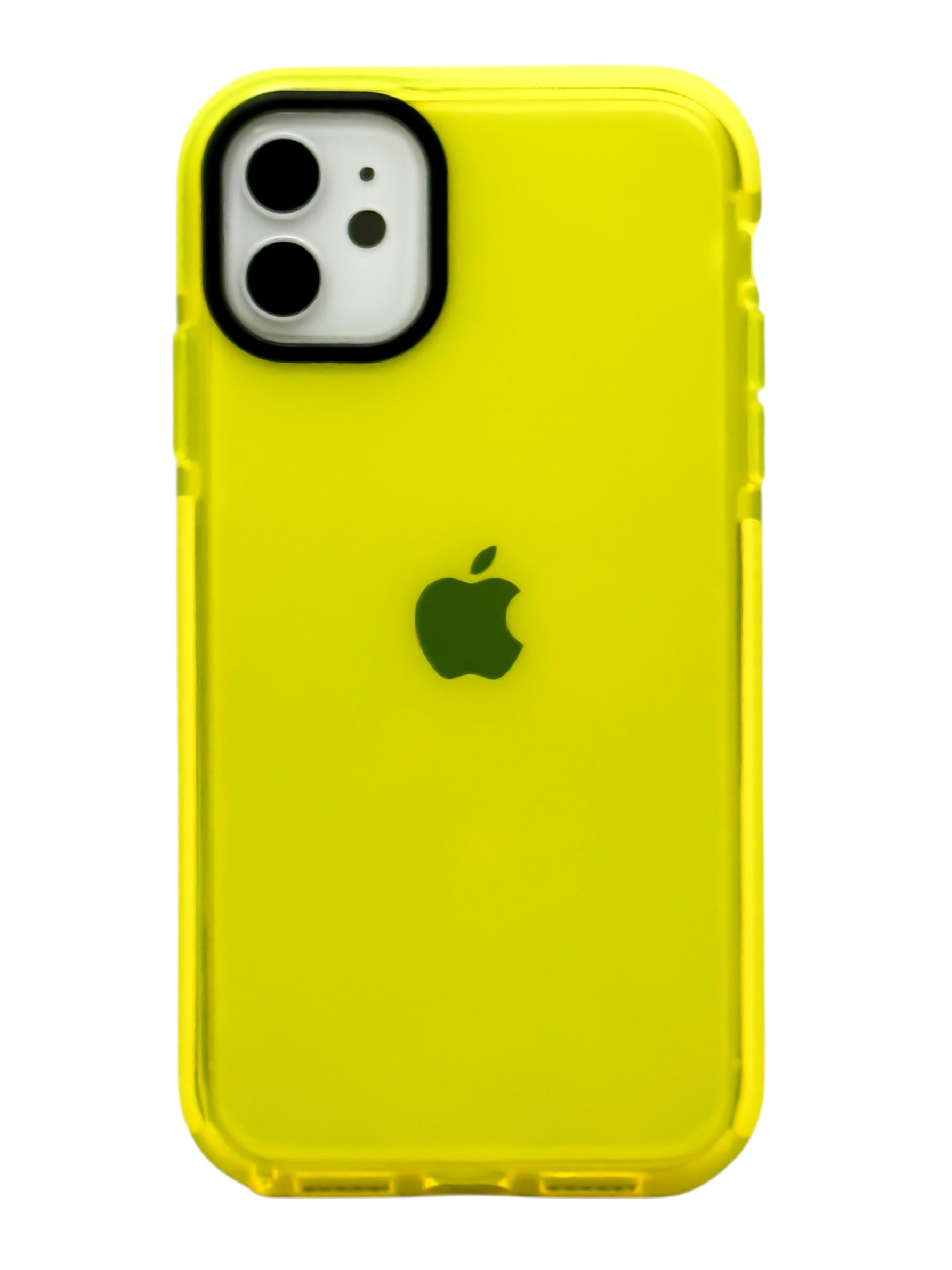 Funda Para iPhone 11 normal (6.1) color amarillo neon