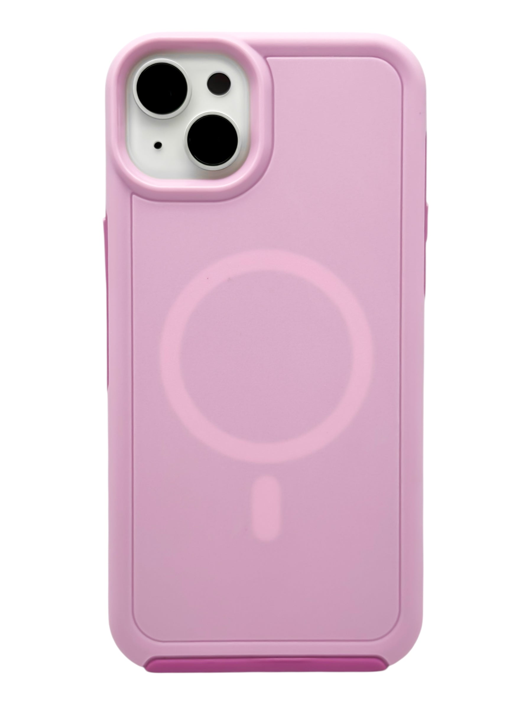 Funda para iPhone 15 plus (6.7) Rigida con aro magsafe lila