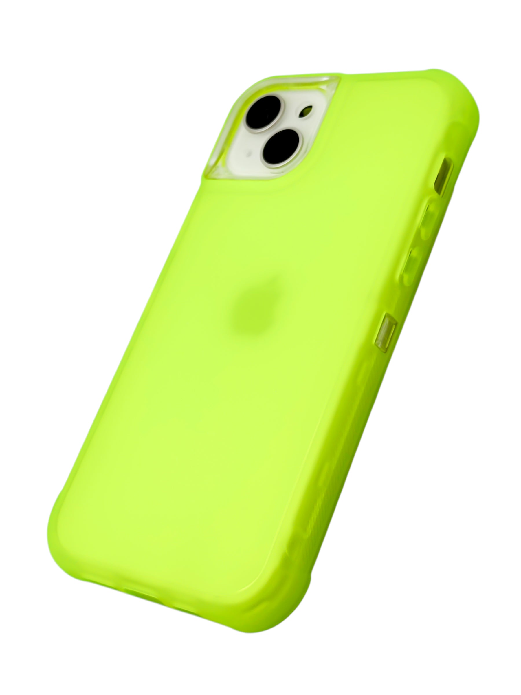 Funda para iPhone 15 plus (6.7) de uso rudo 3 en 1 color neon amarillo
