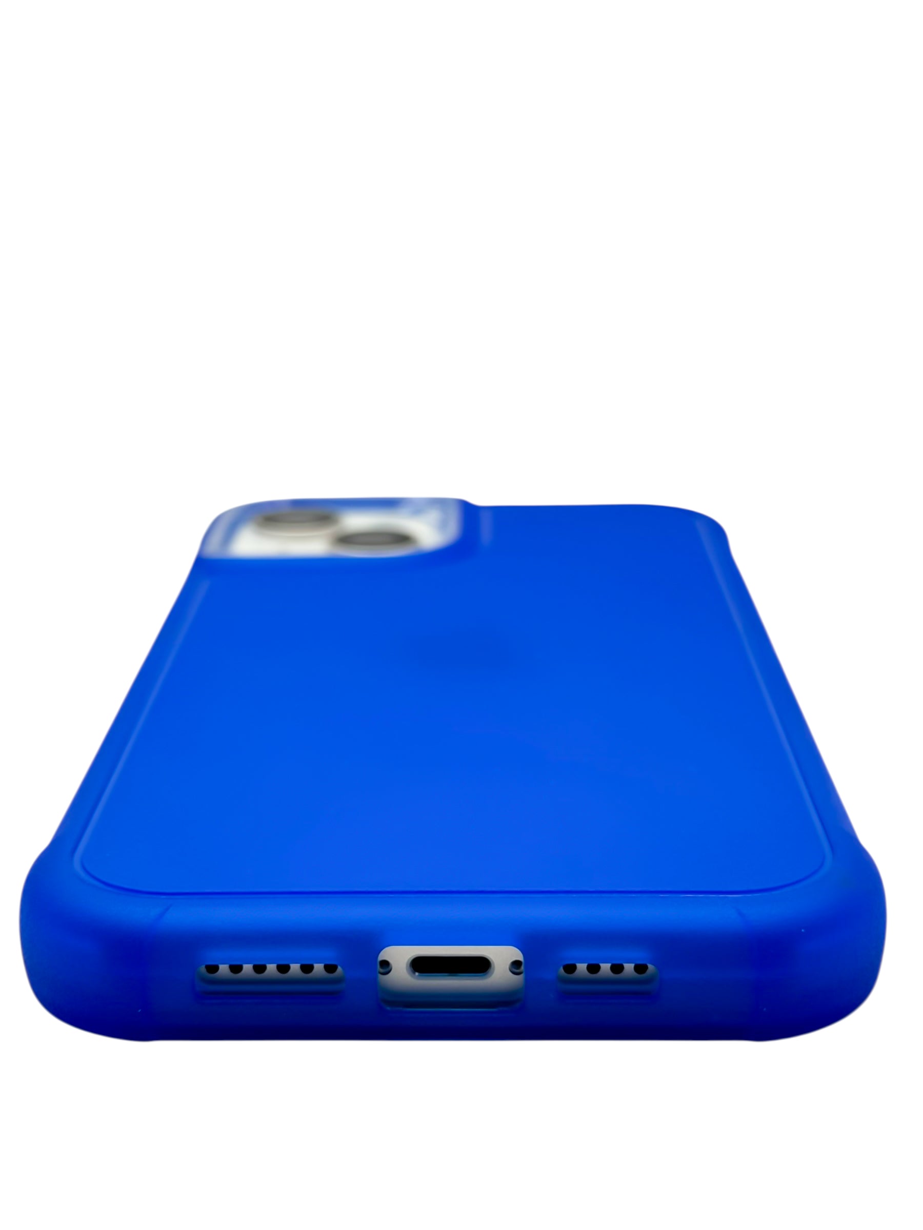 Funda para iPhone 14 plus (6.7) de uso rudo 3 en 1 color neon azul