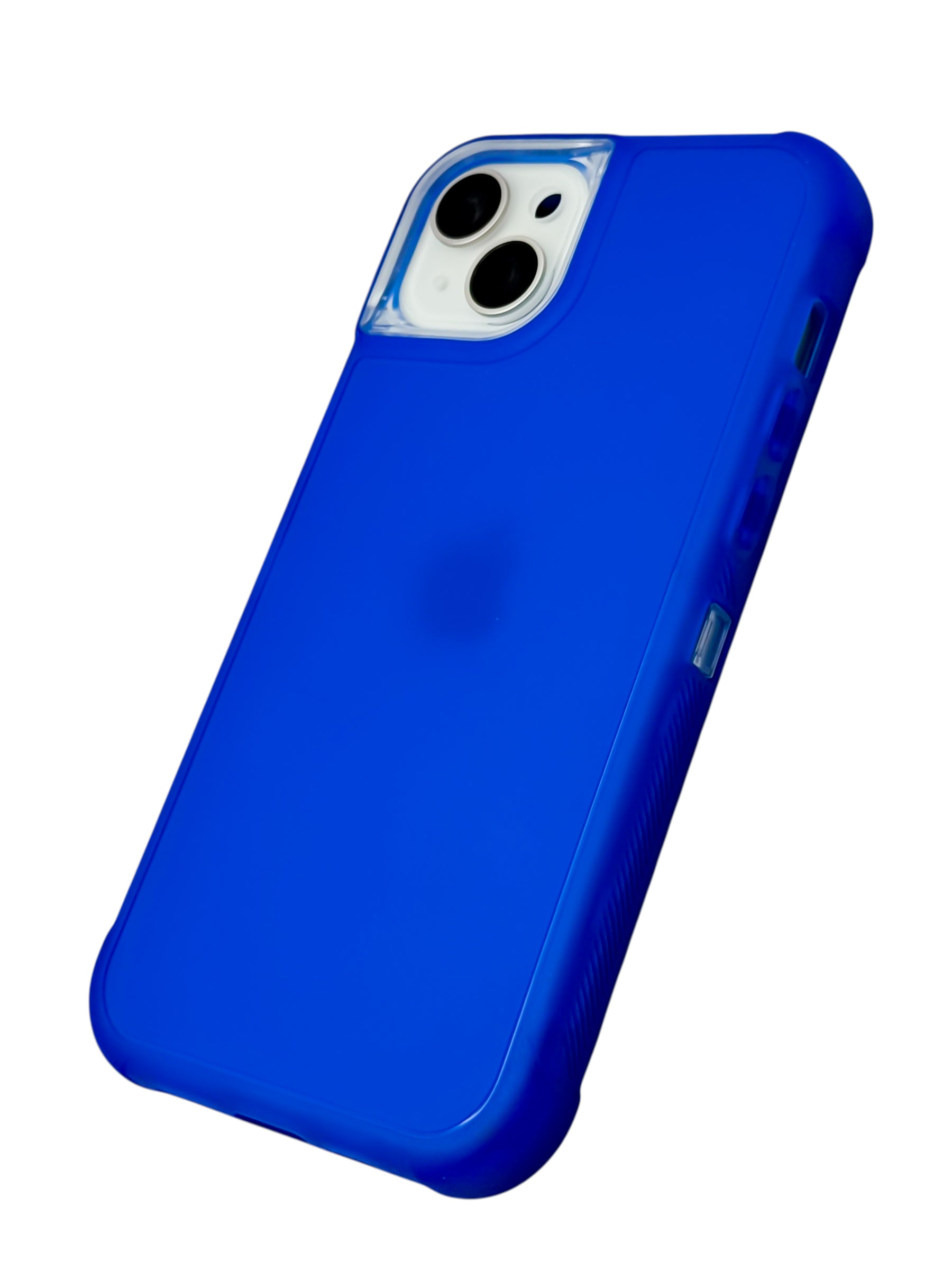 Funda para iPhone 14 plus (6.7) de uso rudo 3 en 1 color neon azul