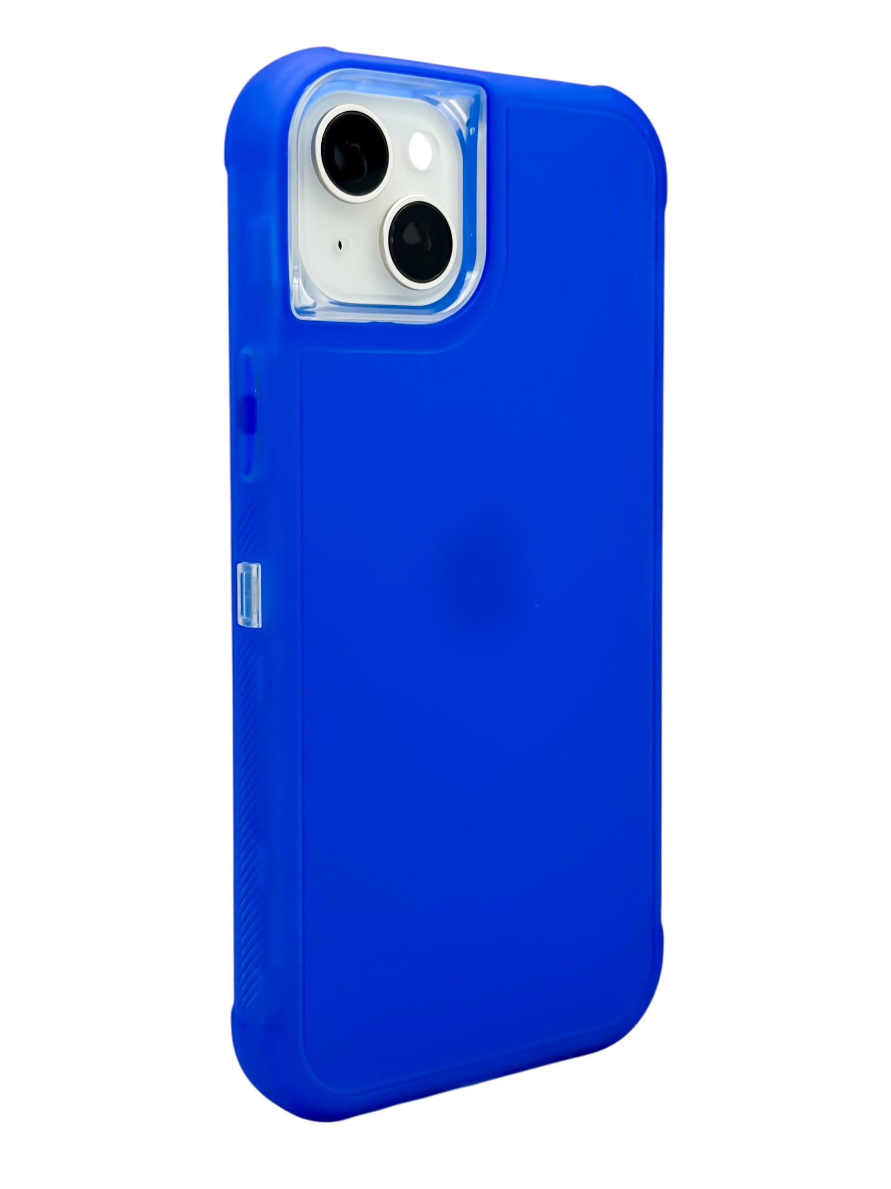 Funda para iPhone 14 plus (6.7) de uso rudo 3 en 1 color neon azul