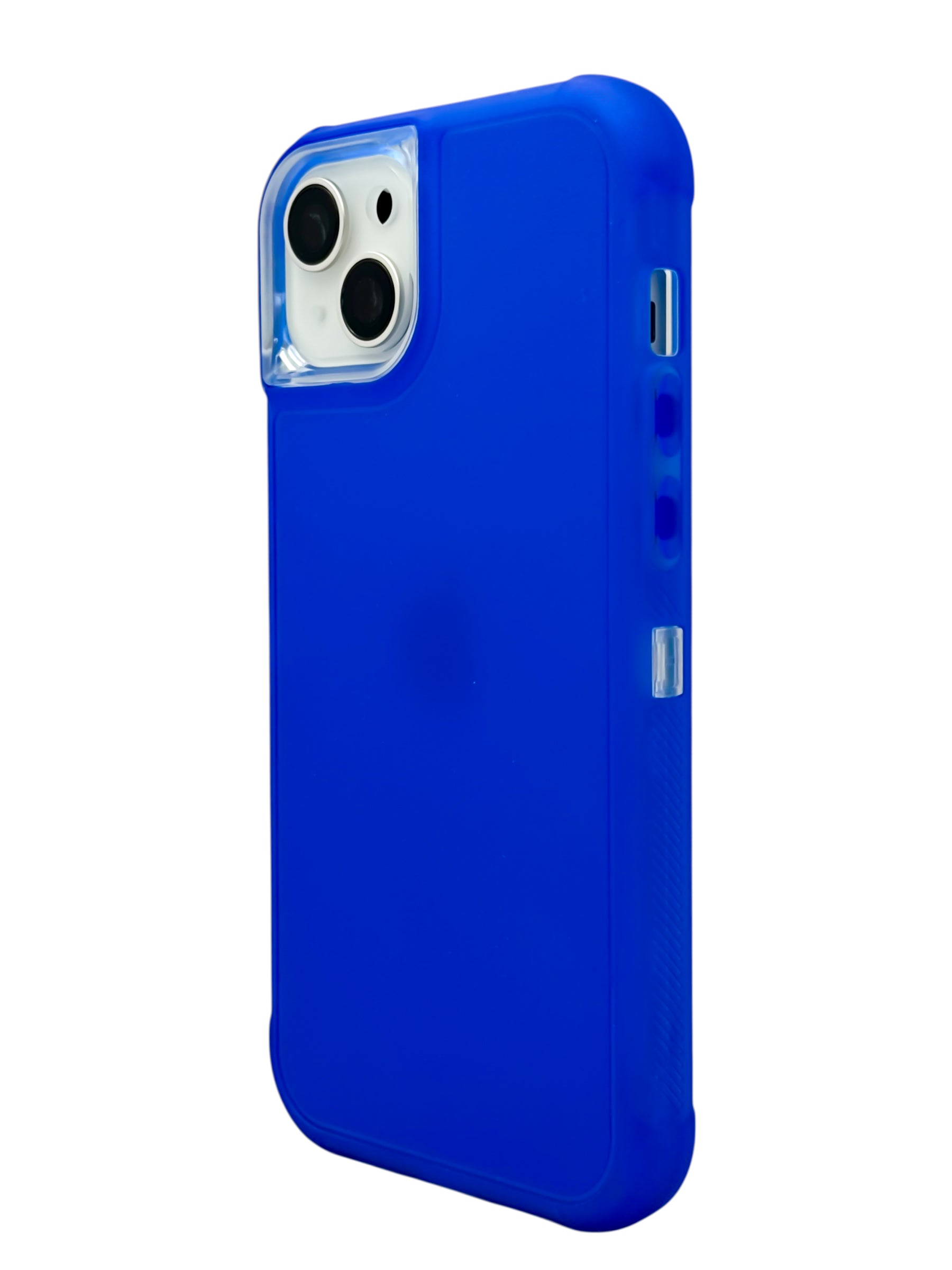 Funda para iPhone 14 plus (6.7) de uso rudo 3 en 1 color neon azul