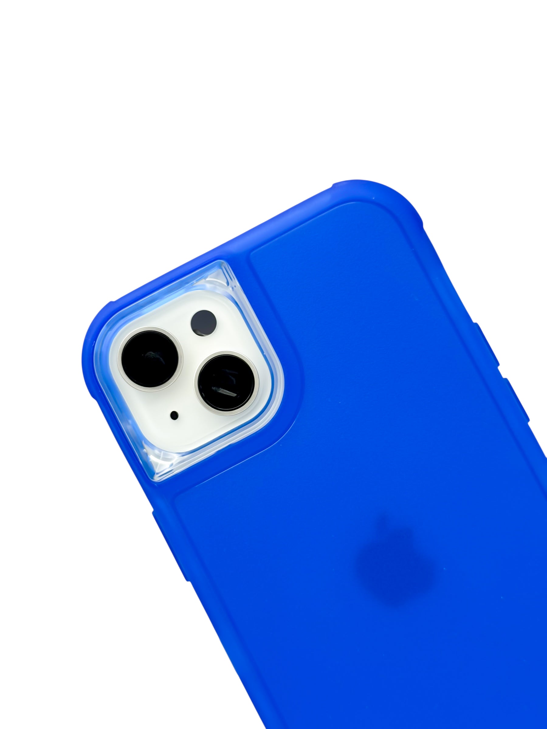 Funda para iPhone 14 plus (6.7) de uso rudo 3 en 1 color neon azul