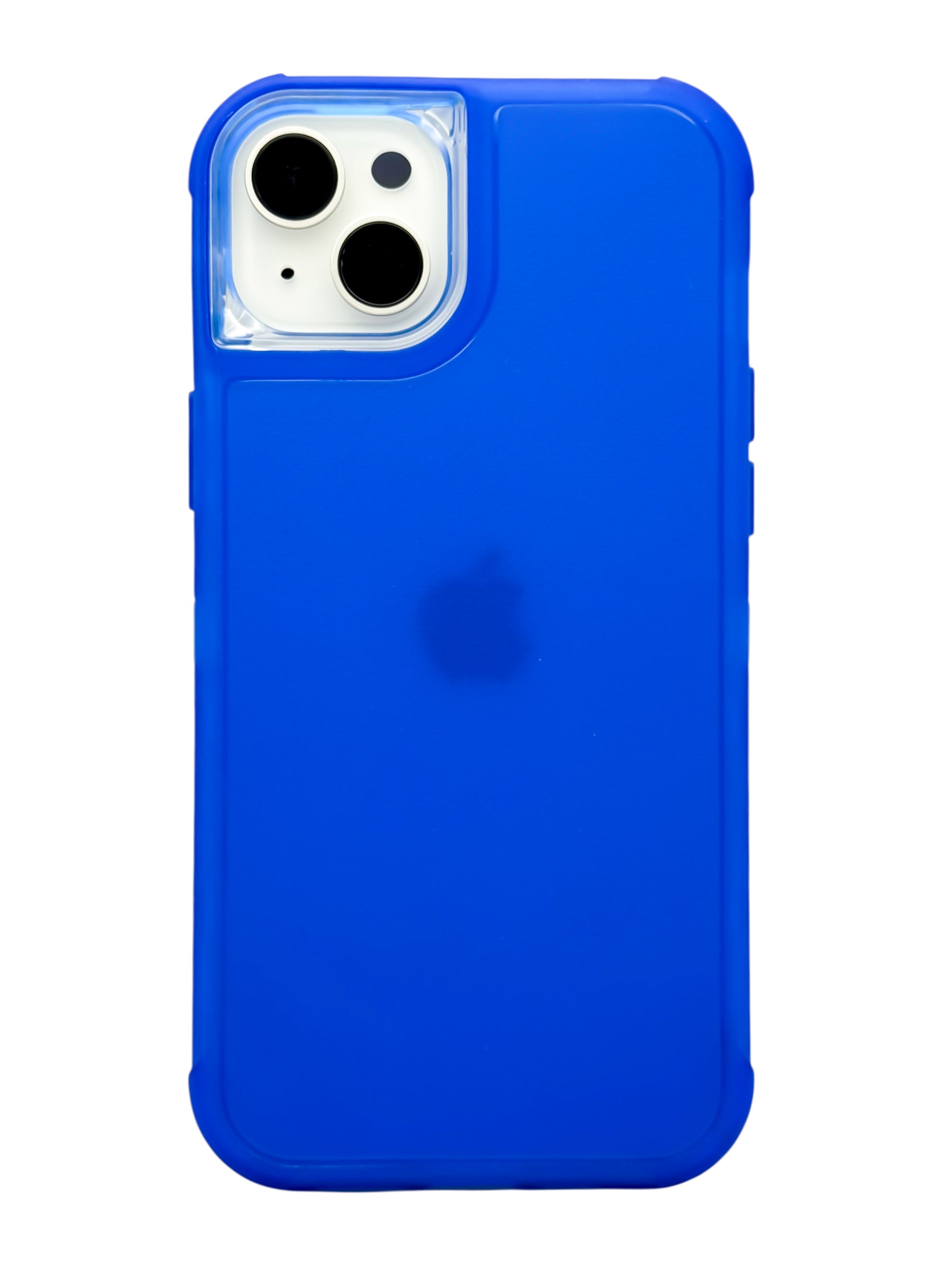 Funda para iPhone 14 plus (6.7) de uso rudo 3 en 1 color neon azul
