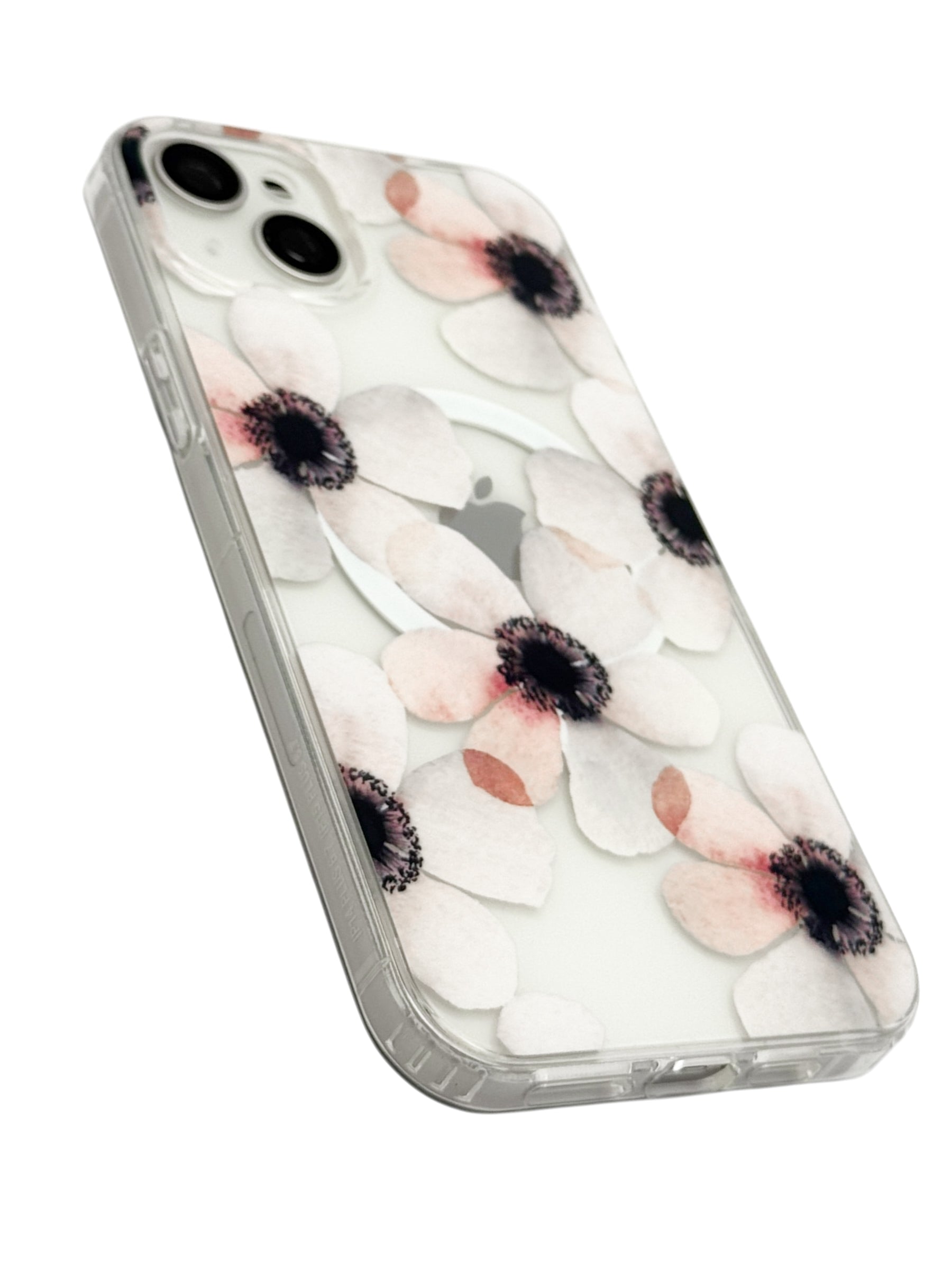Funda para iPhone 15 plus (6.7) con Magsafe diseño Flores rosas