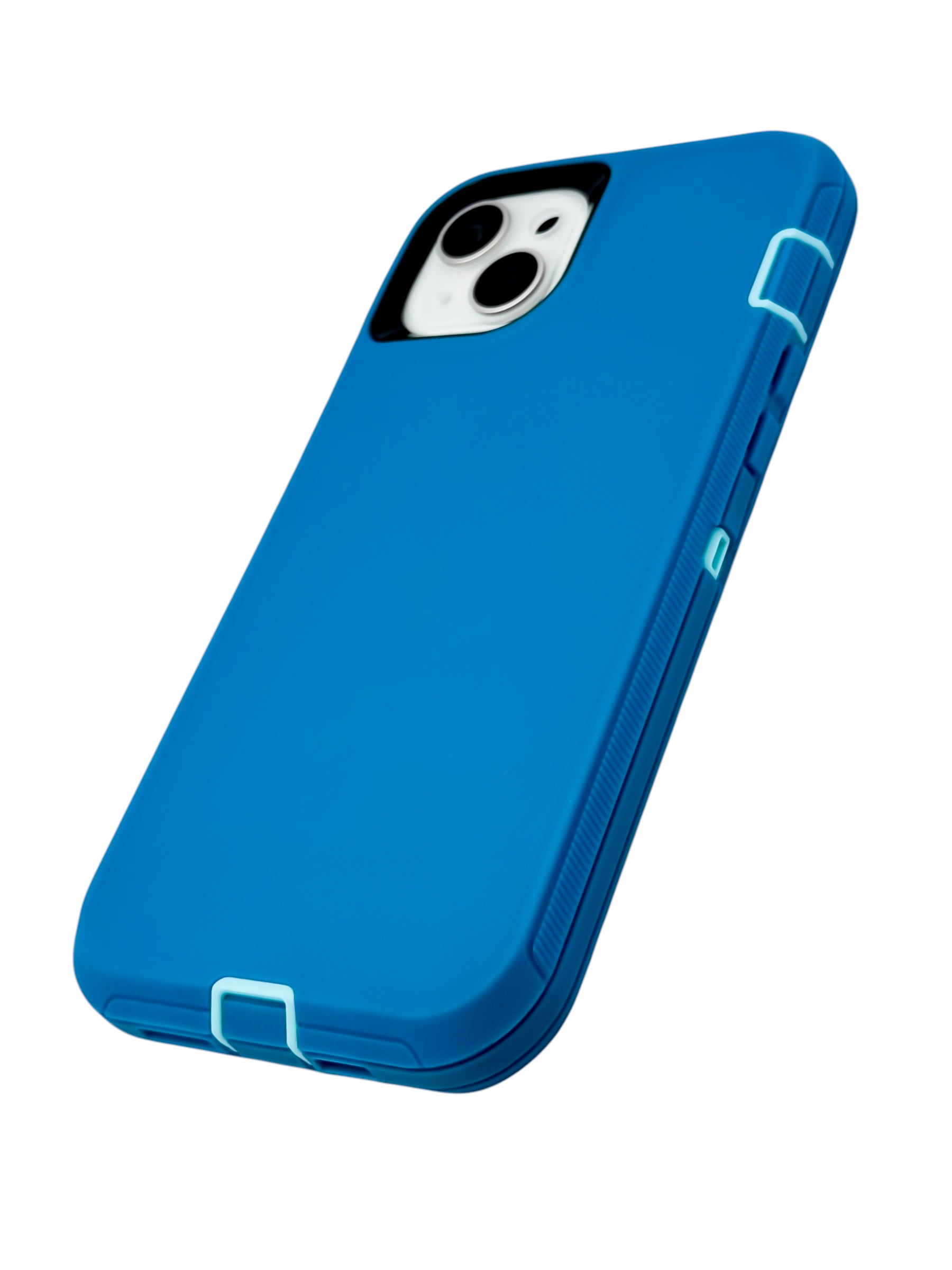 Funda para iPhone 14 plus (6.7) uso rudo extremo 3 en 1 color azul