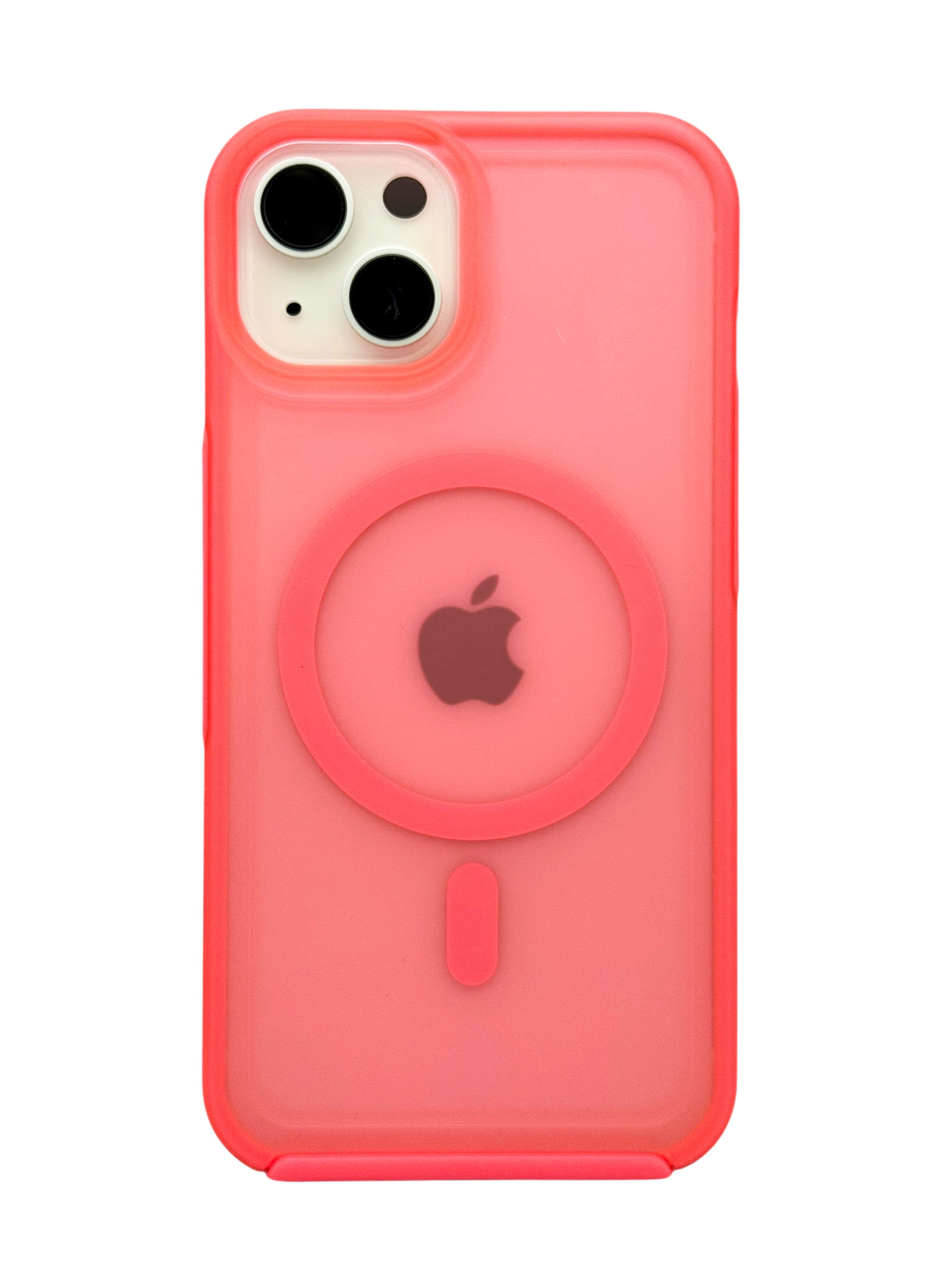 Funda Para iPhone 13 normal (6.1) Rigida Compatible Con Magsafe Color Rosa