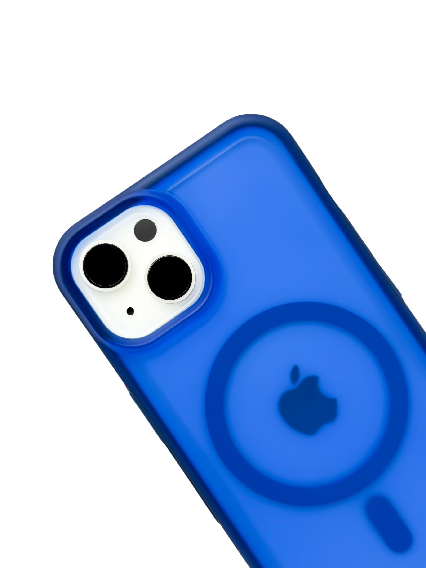 Funda Para iPhone 13 normal (6.1) Rigida Compatible Con Magsafe Color azul
