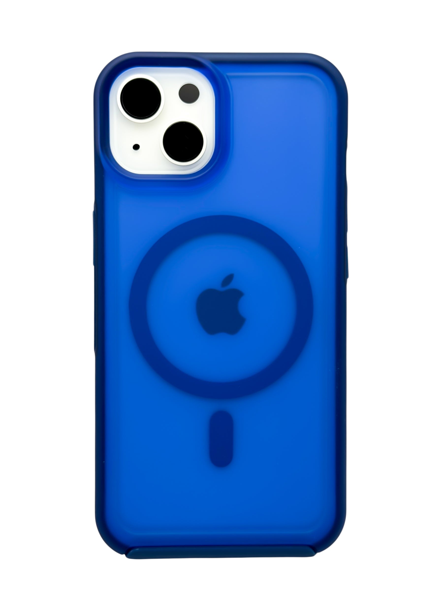 Funda Para iPhone 13 normal (6.1) Rigida Compatible Con Magsafe Color azul