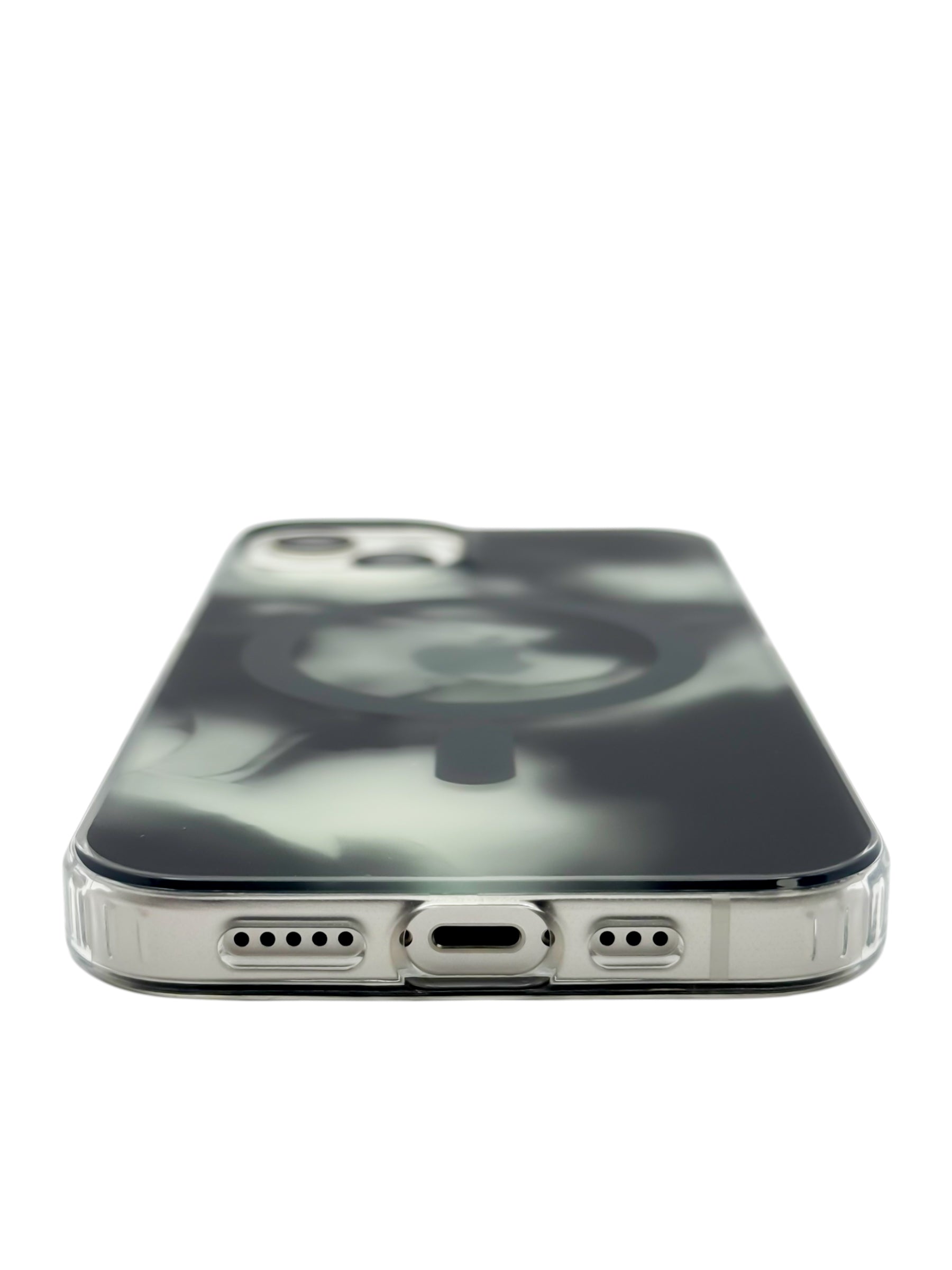 Funda para iPhone 13 normal (6.1) con Magsafe diseño Humo negro