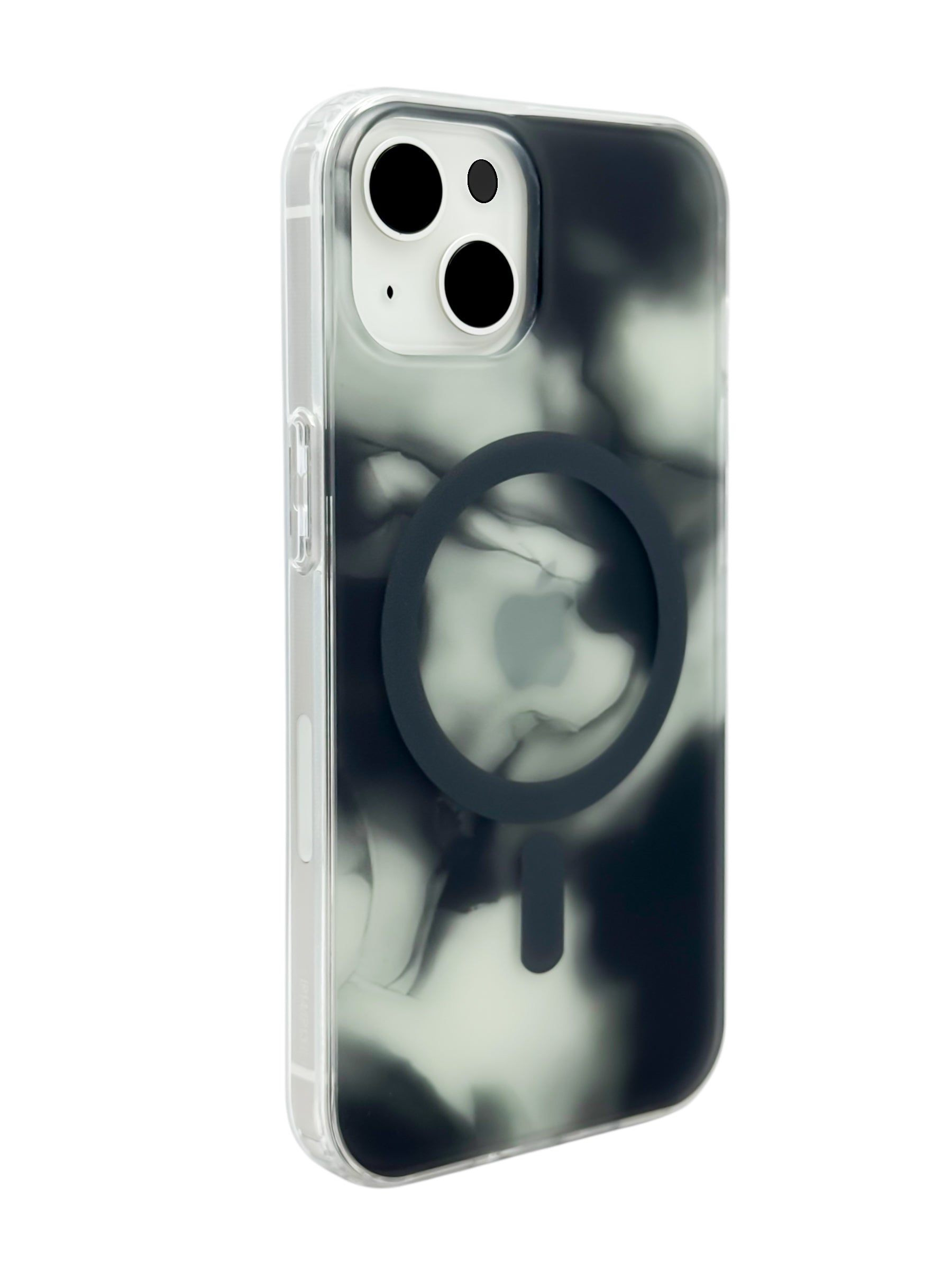 Funda para iPhone 13 normal (6.1) con Magsafe diseño Humo negro