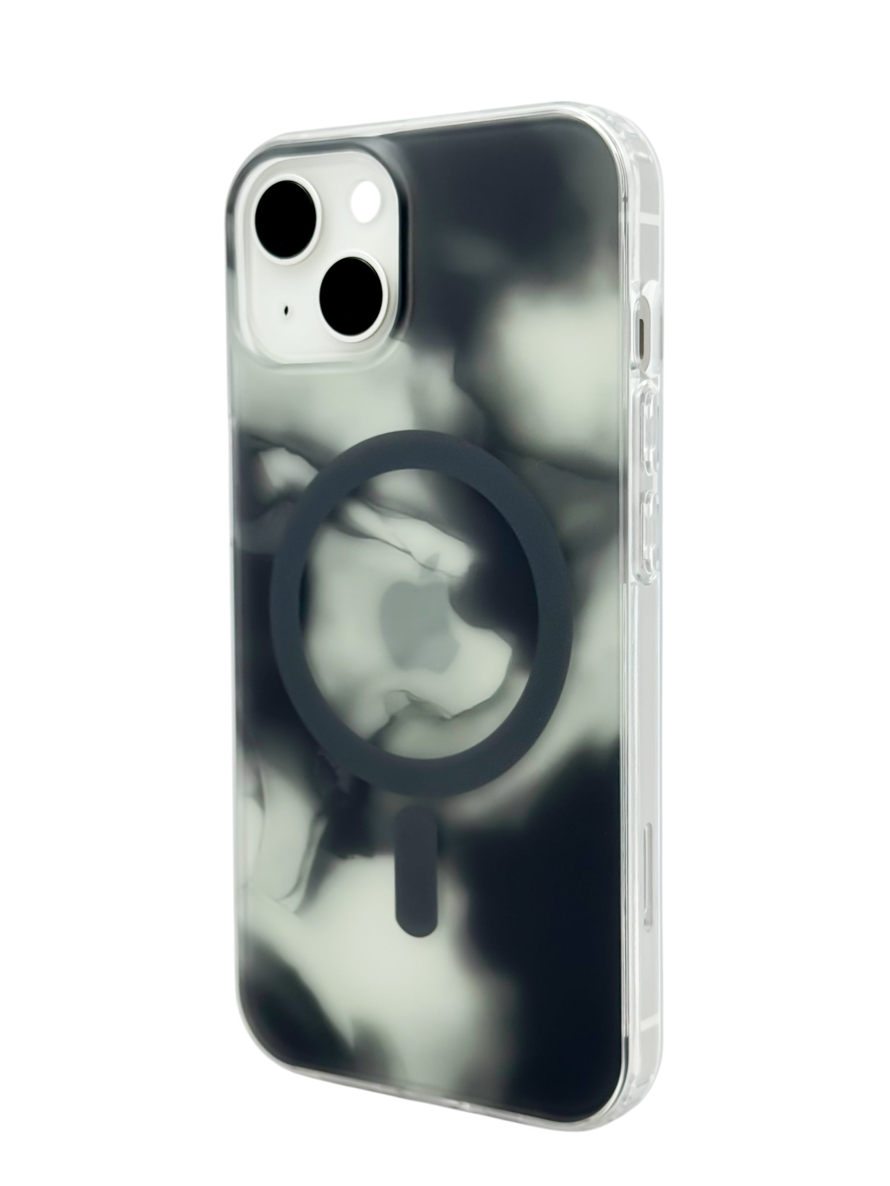 Funda para iPhone 13 normal (6.1) con Magsafe diseño Humo negro