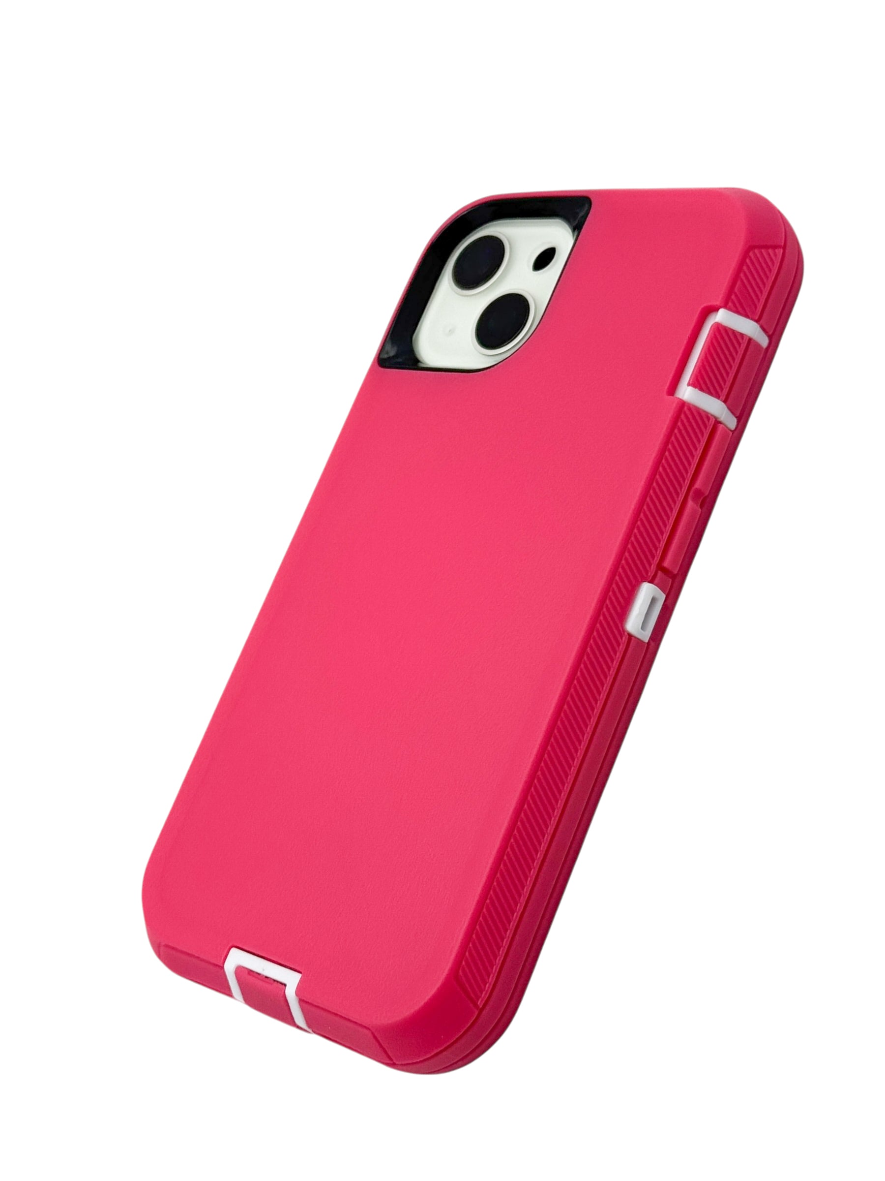 Funda para iPhone 14 normal (6.1) uso rudo extremo 3 en 1 color rosa