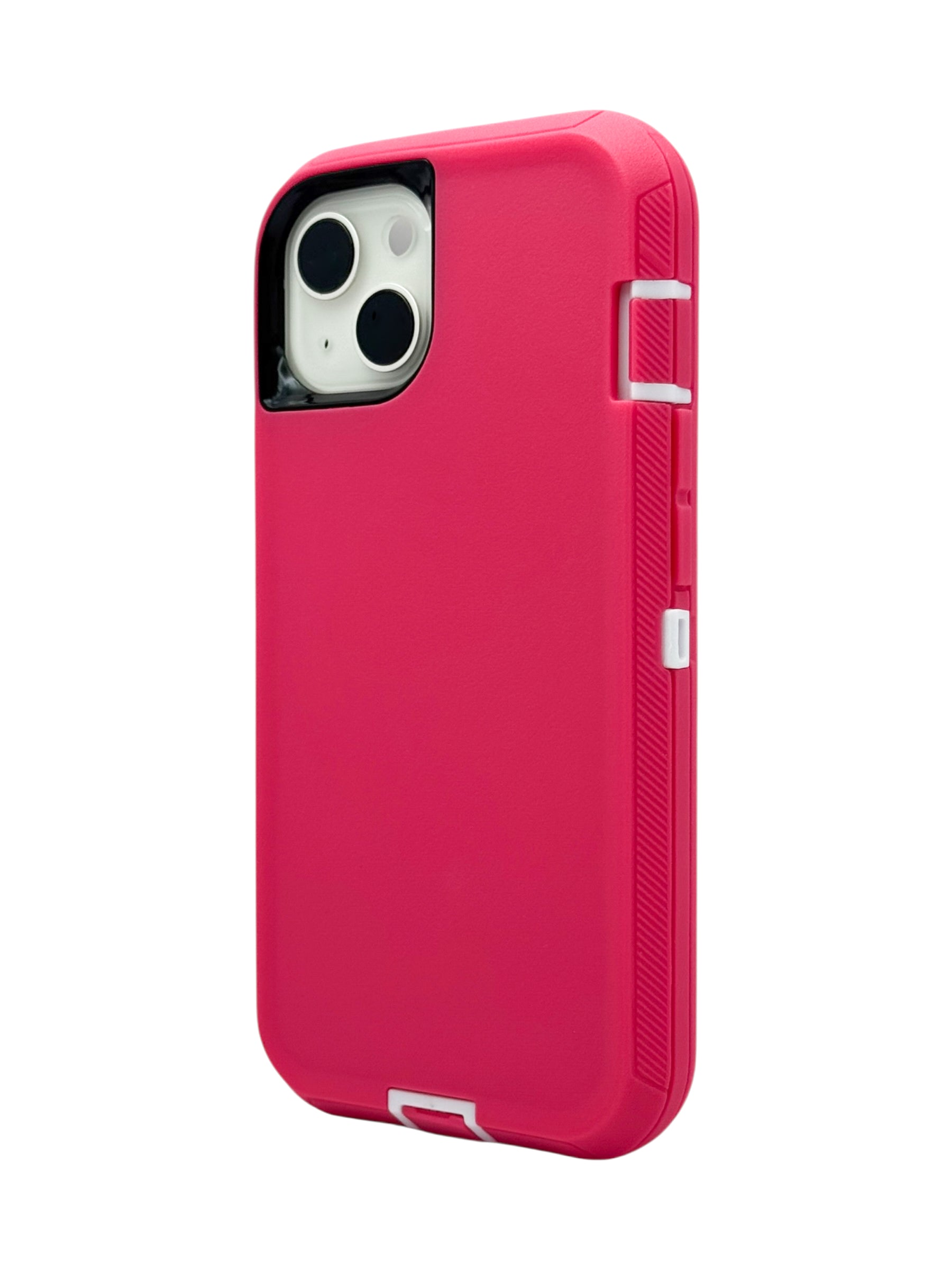 Funda para iPhone 14 normal (6.1) uso rudo extremo 3 en 1 color rosa