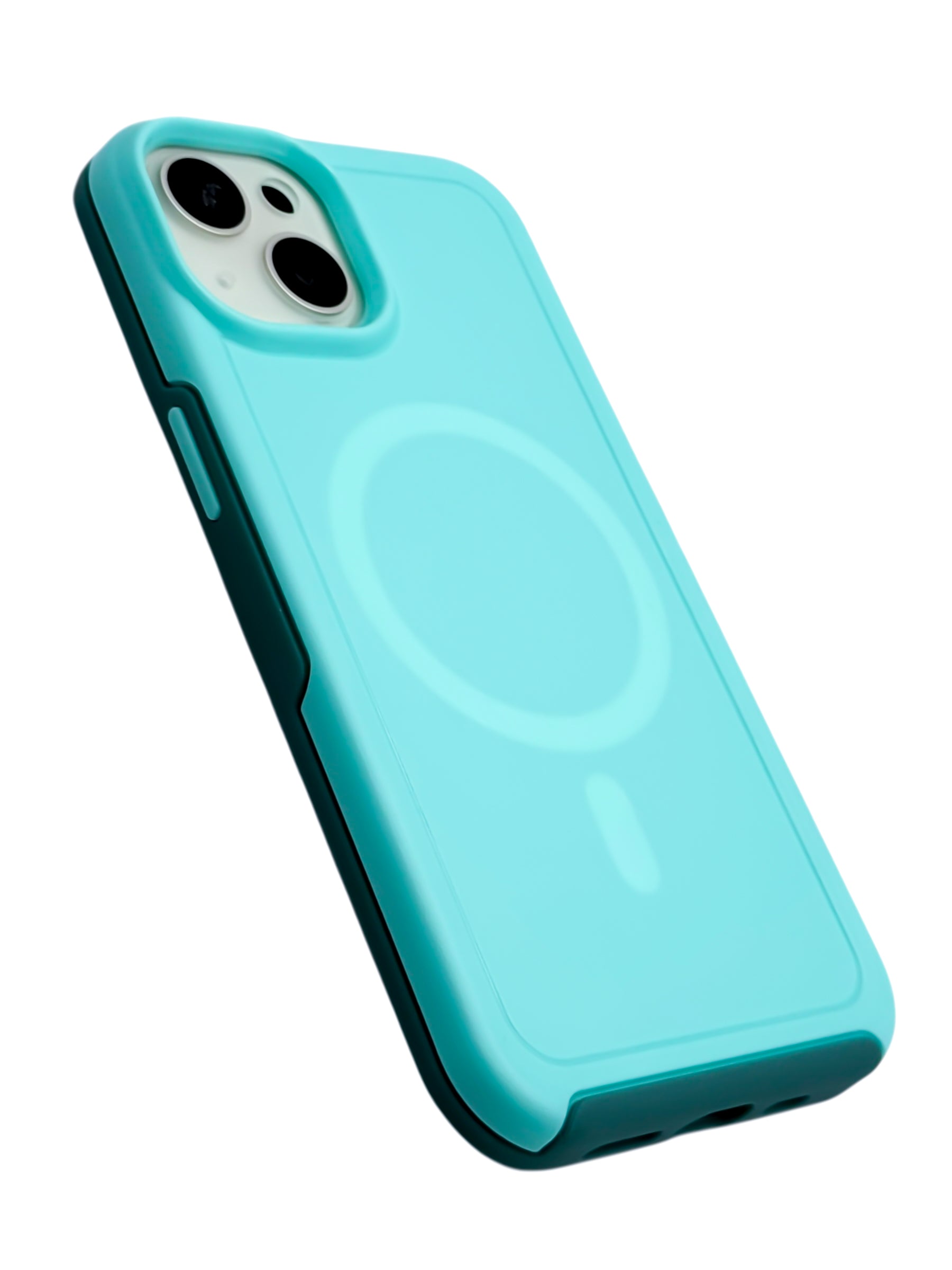 Funda para iPhone 13 normal (6.1) Rigida con aro magsafe Menta