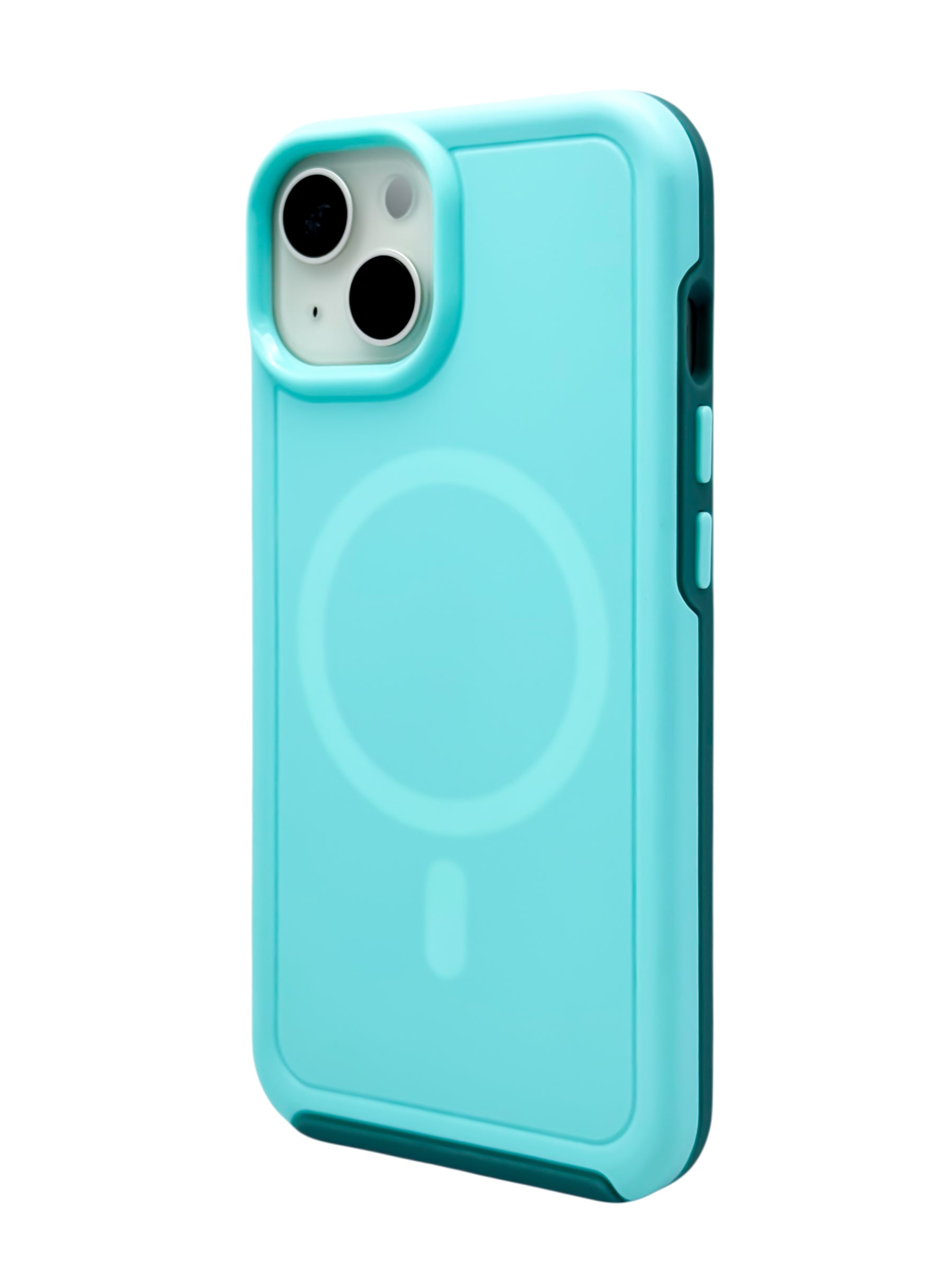 Funda para iPhone 13 normal (6.1) Rigida con aro magsafe Menta