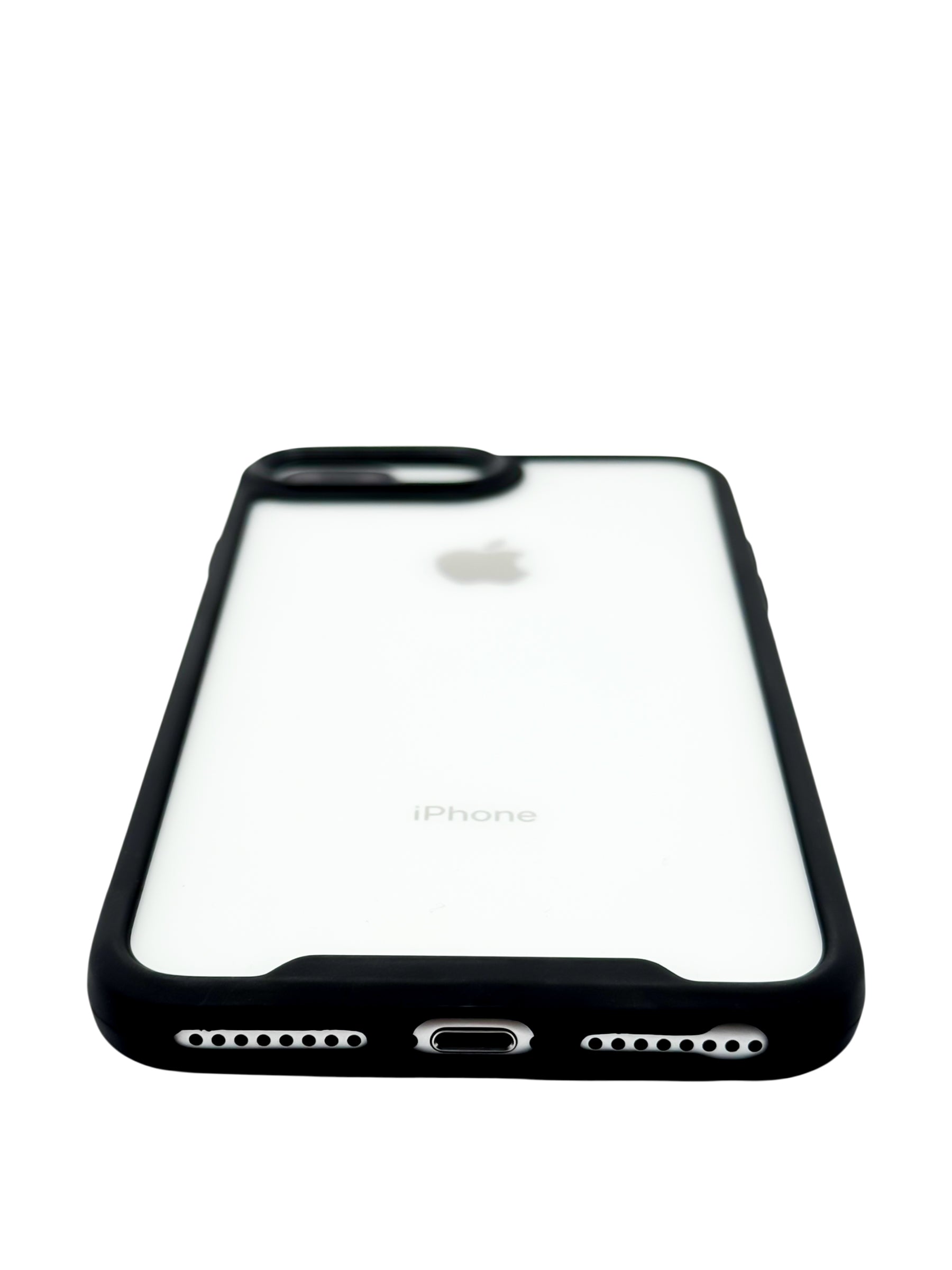 Funda transparente Para iPhone 8 Plus / 7 Plus color Negro