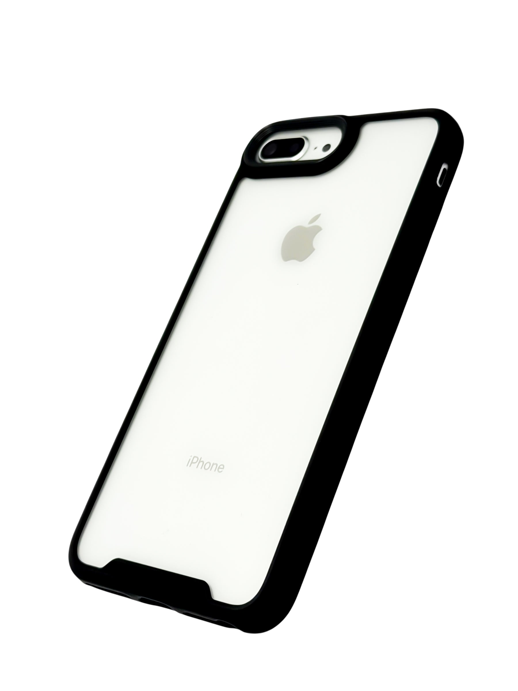 Funda transparente Para iPhone 8 Plus / 7 Plus color Negro