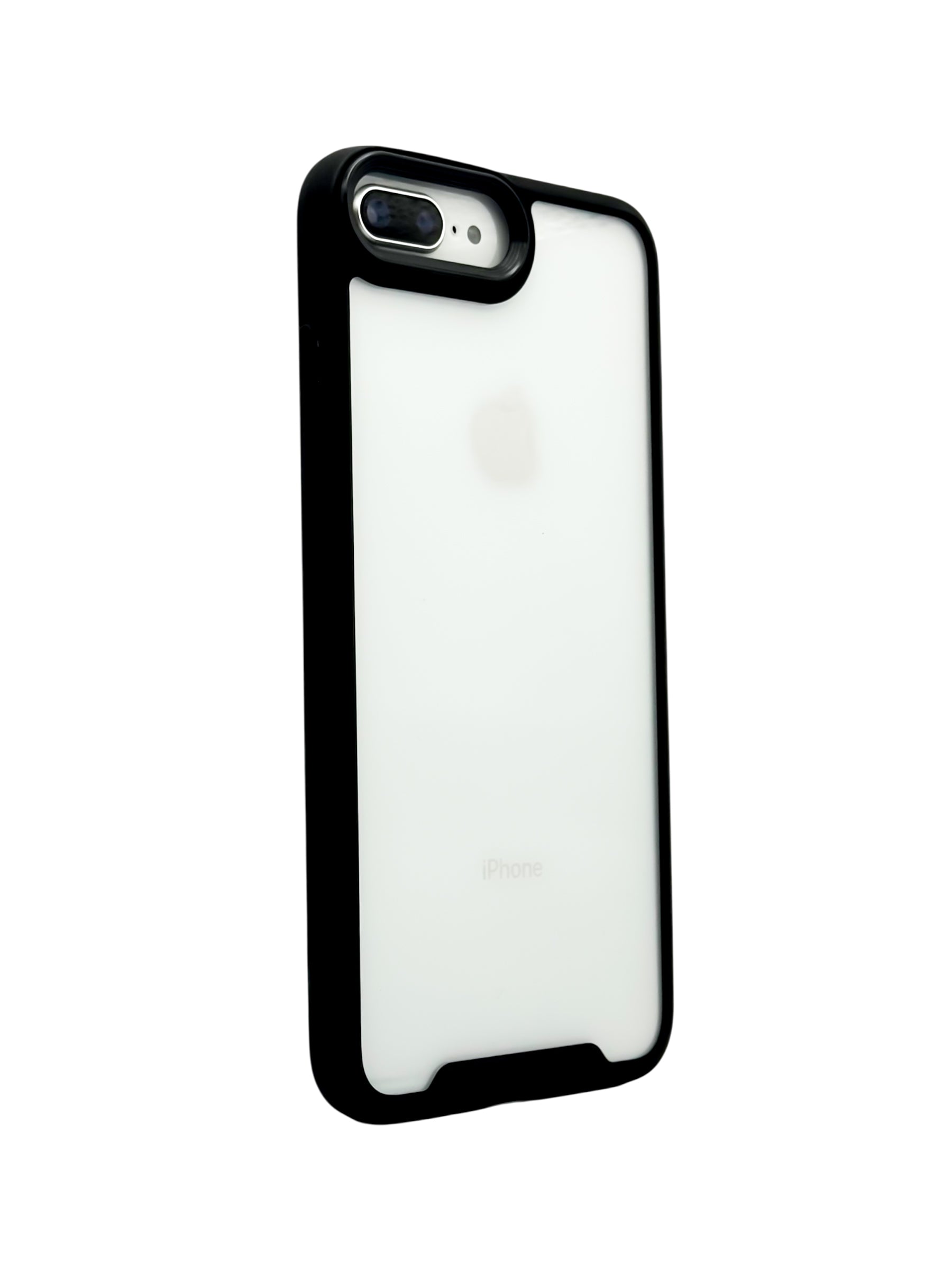 Funda transparente Para iPhone 8 Plus / 7 Plus color Negro