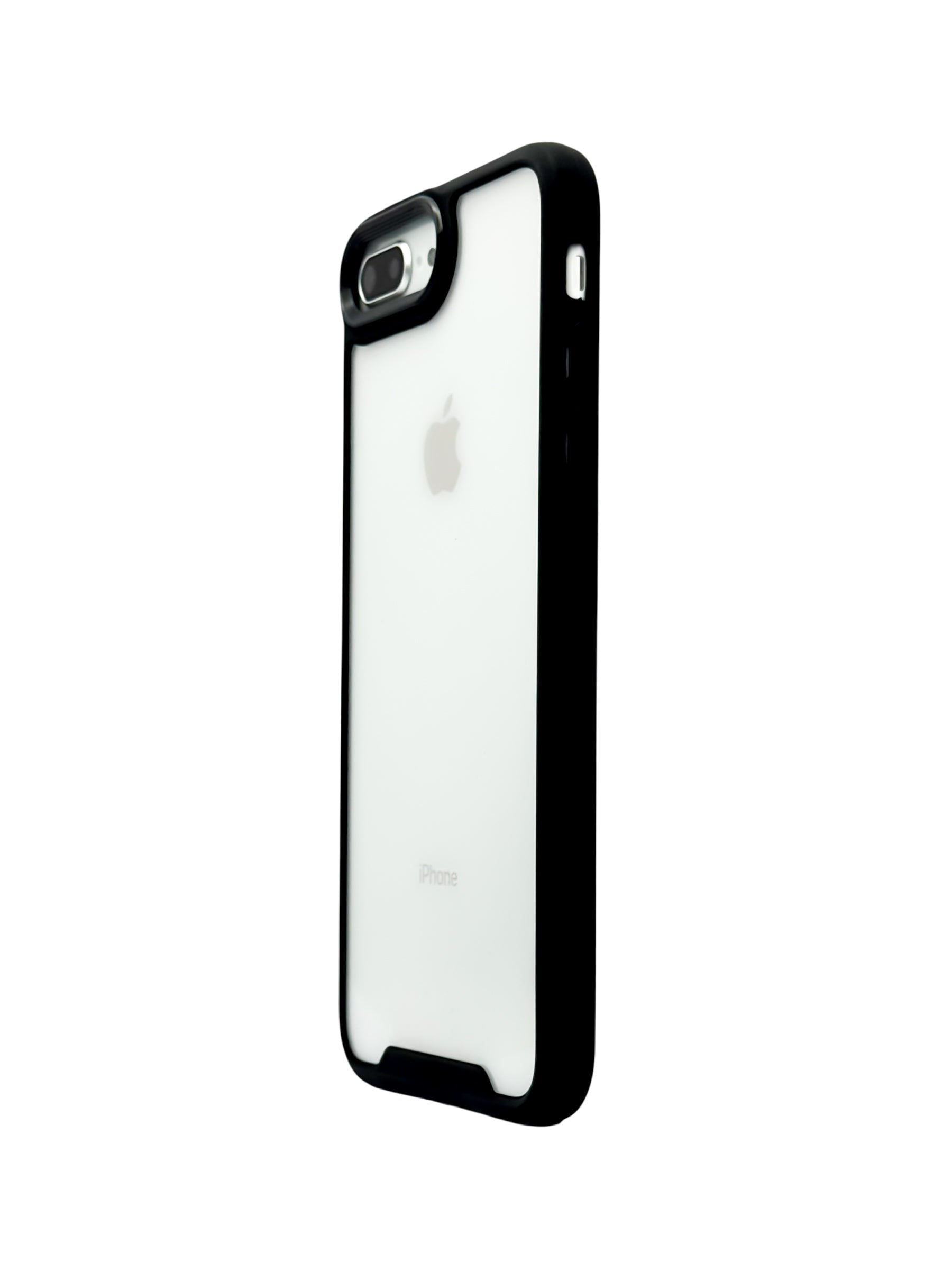 Funda transparente Para iPhone 8 Plus / 7 Plus color Negro