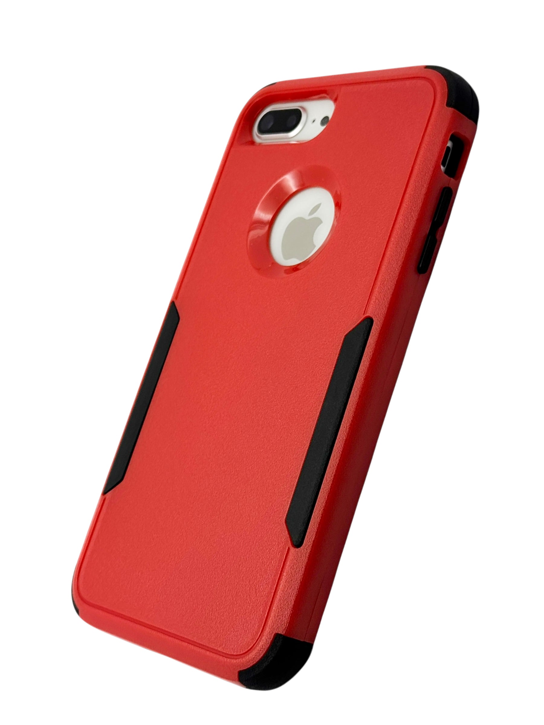 Funda de uso rudo 3 en 1 Para iPhone 8 Plus / 7 Plus color Rojo