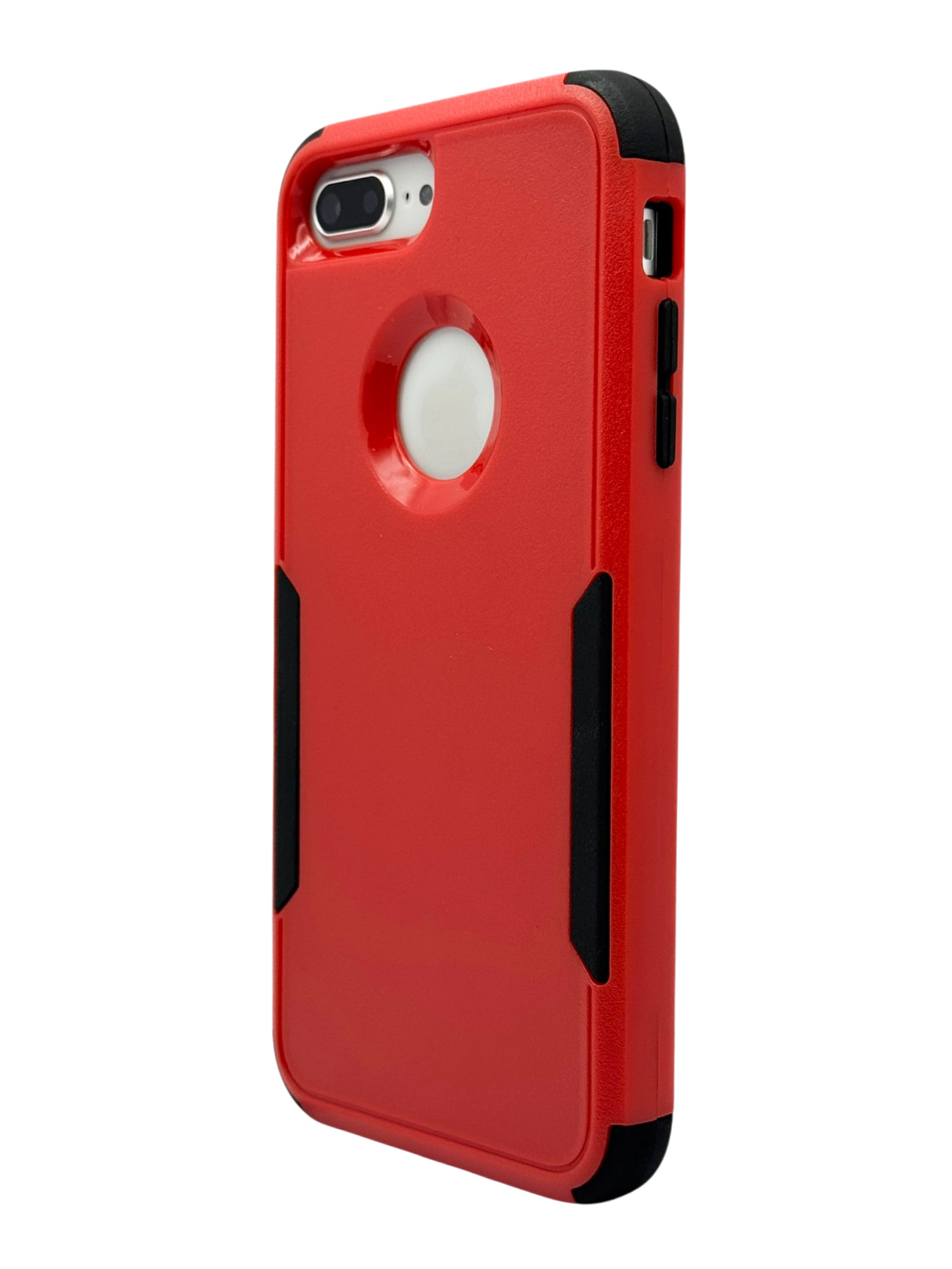 Funda de uso rudo 3 en 1 Para iPhone 8 Plus / 7 Plus color Rojo