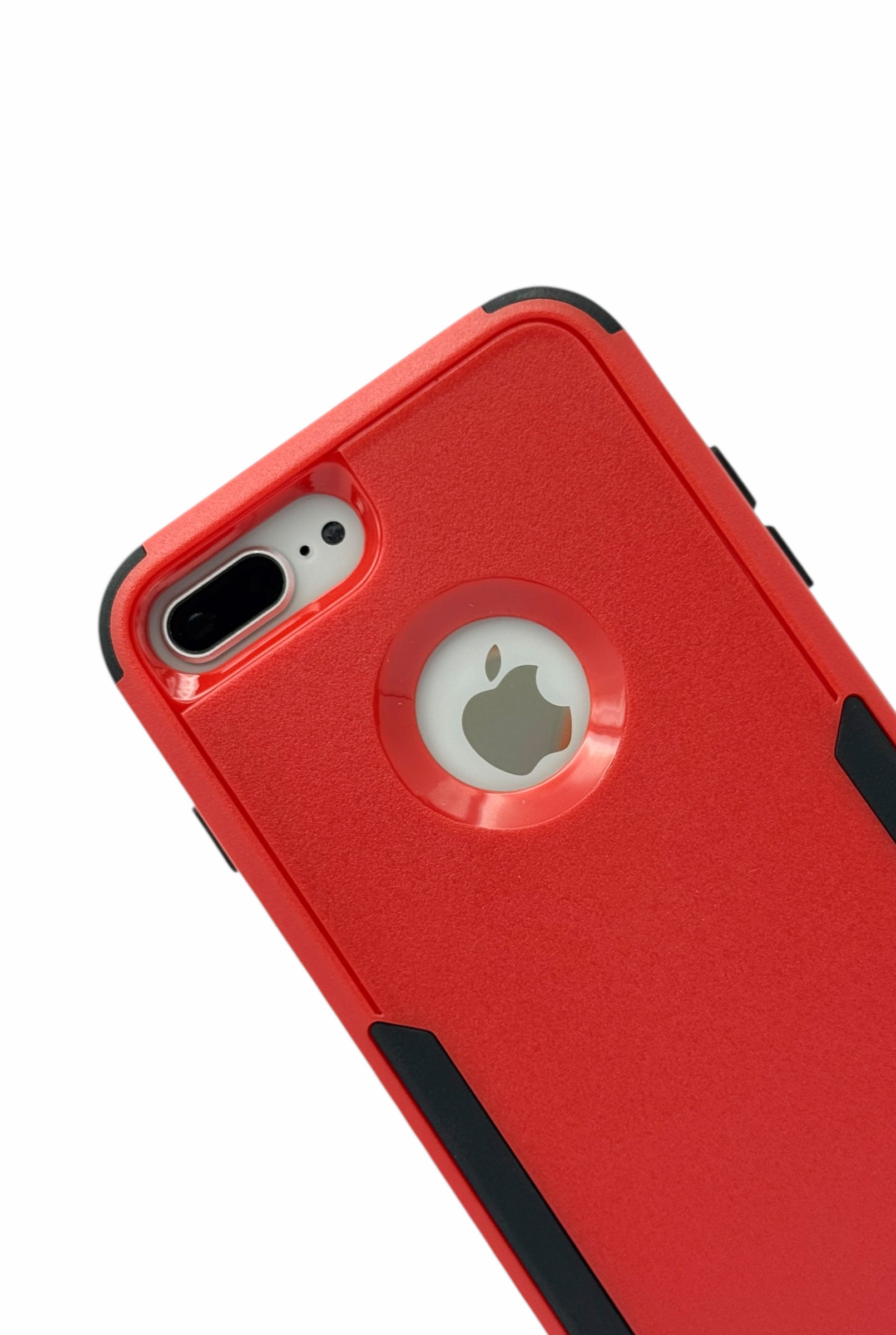 Funda de uso rudo 3 en 1 Para iPhone 8 Plus / 7 Plus color Rojo