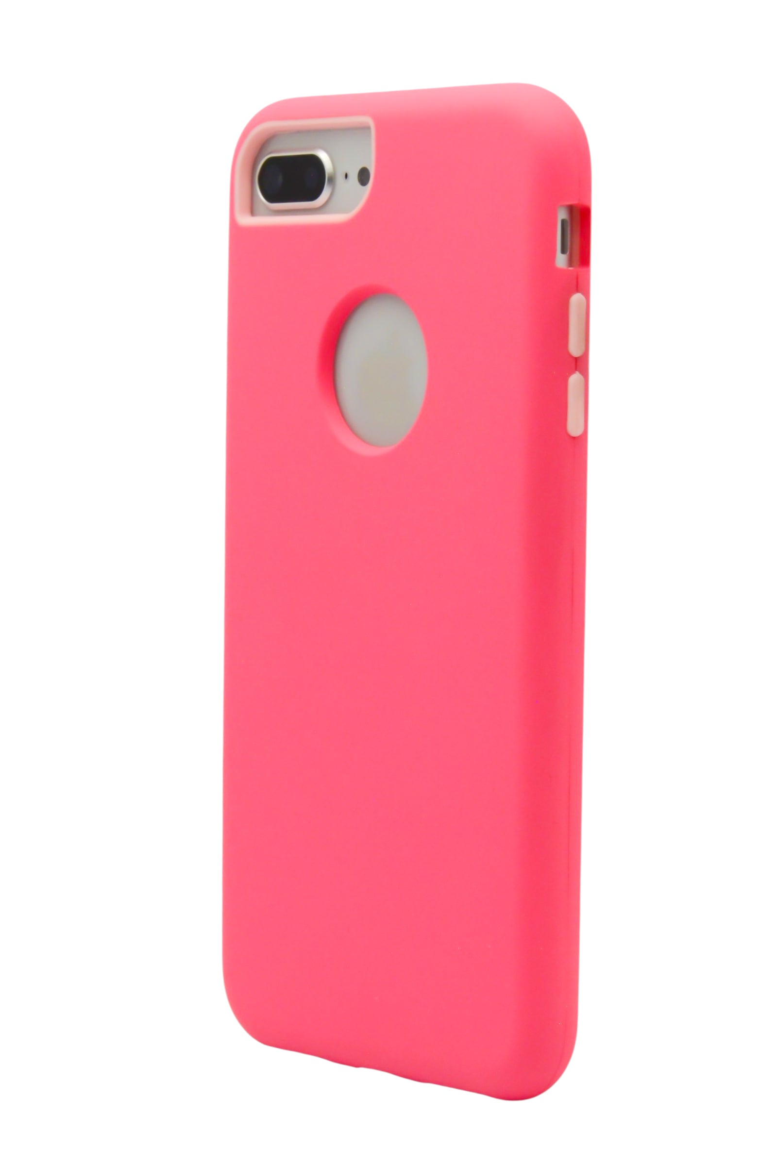 Funda slim Para iPhone 8 Plus / 7 Plus color rosa neon