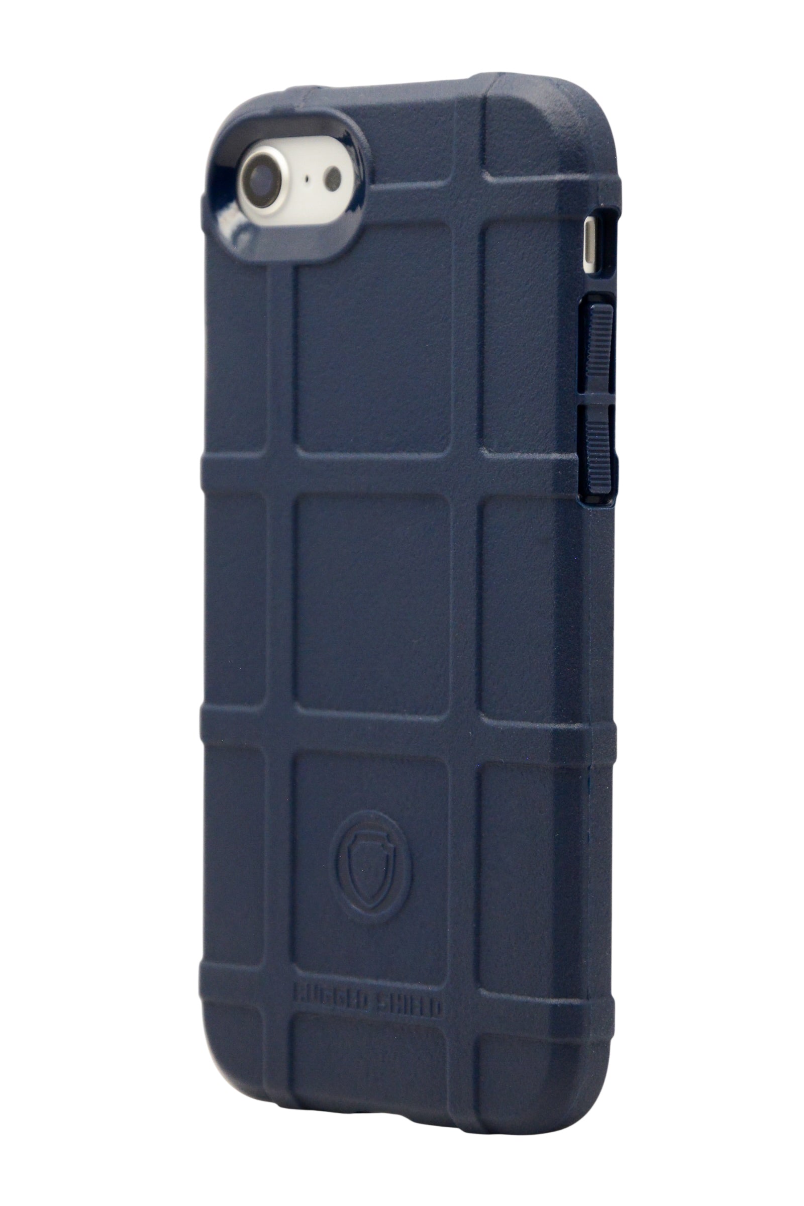 Funda uso rudo Rugged Shield Para iPhone 8 / 7 / SE color Azul Marino