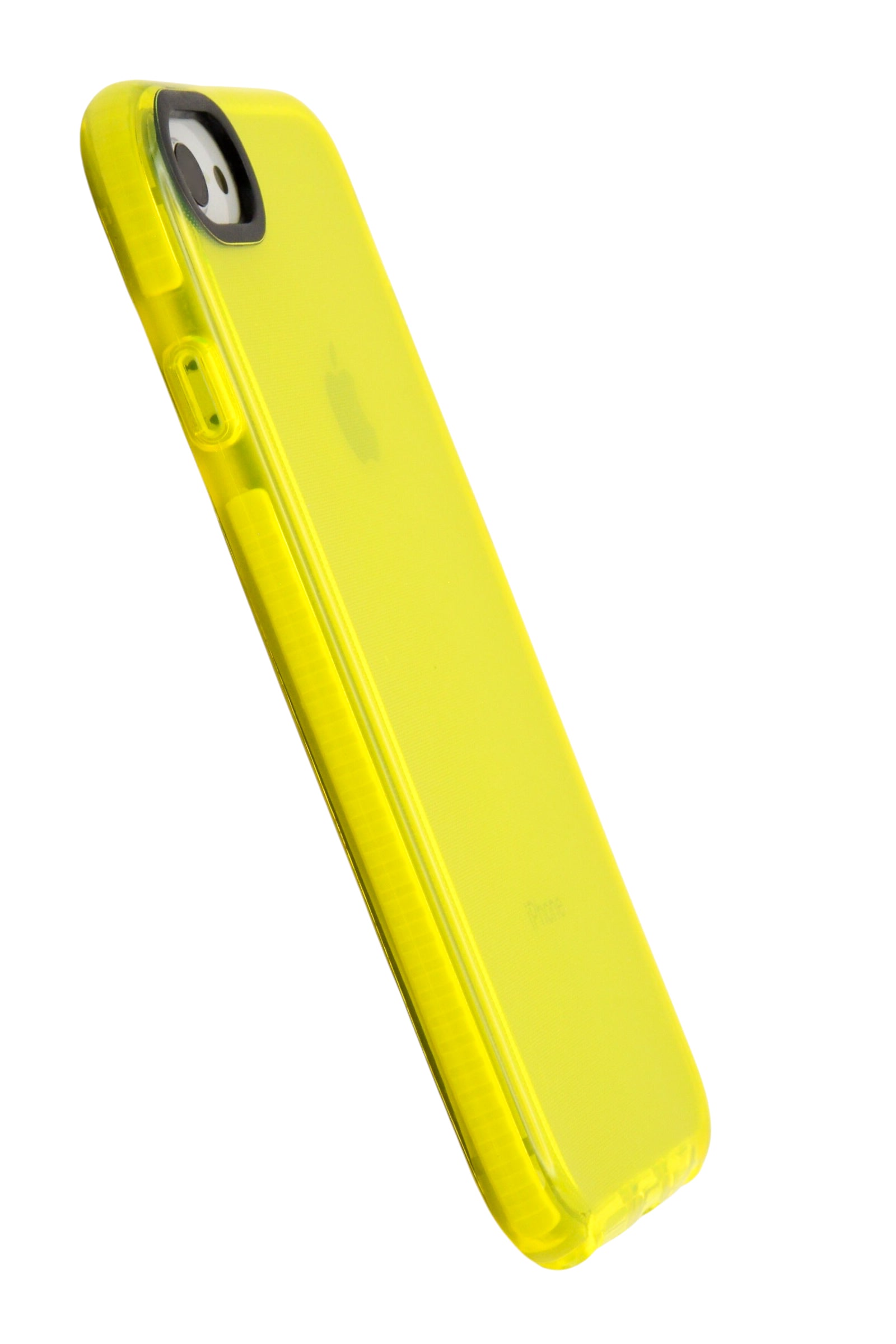 Funda para iPhone 8 / 7 / SE neon de silicon color amarillo