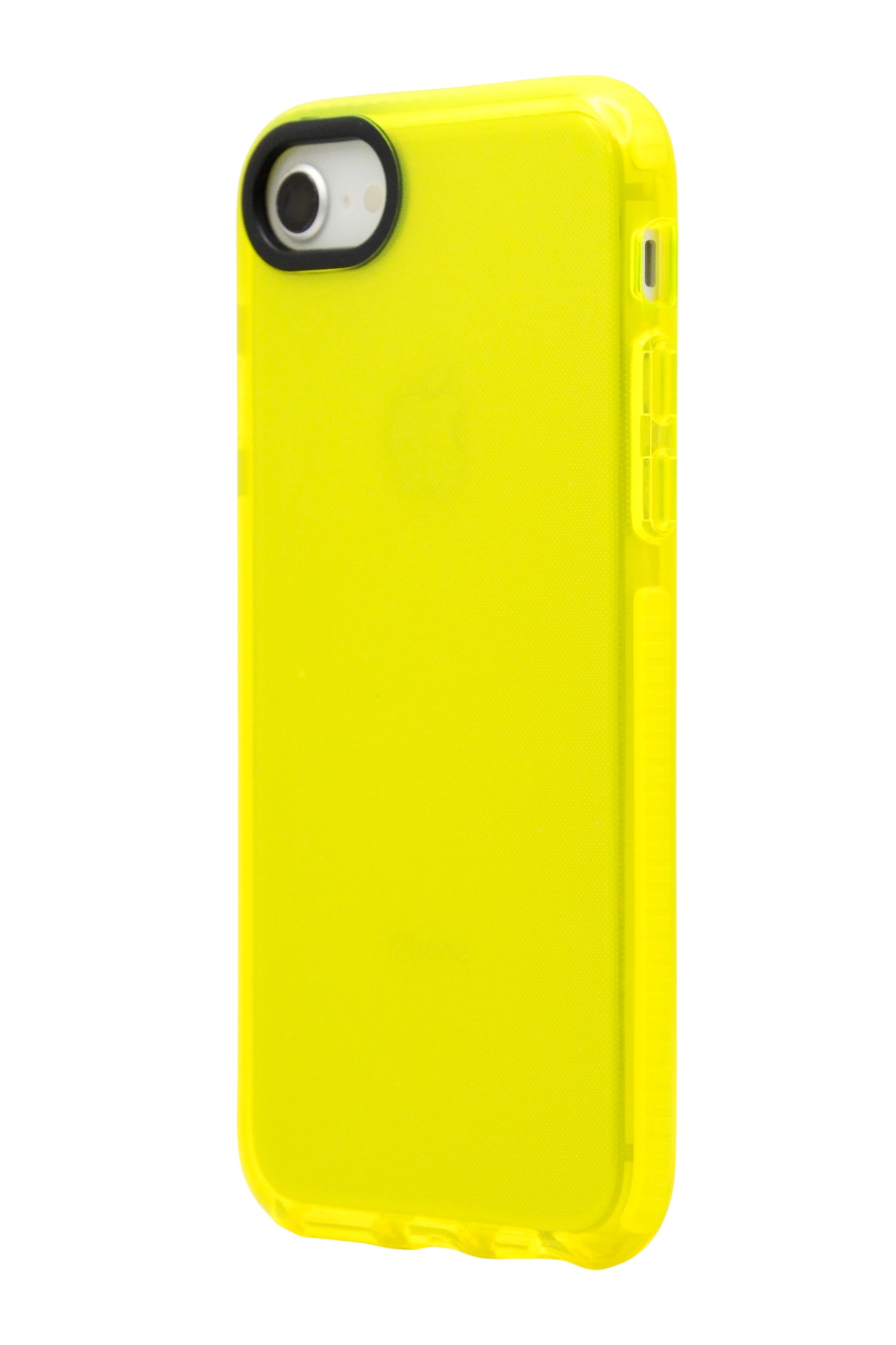 Funda para iPhone 8 / 7 / SE neon de silicon color amarillo