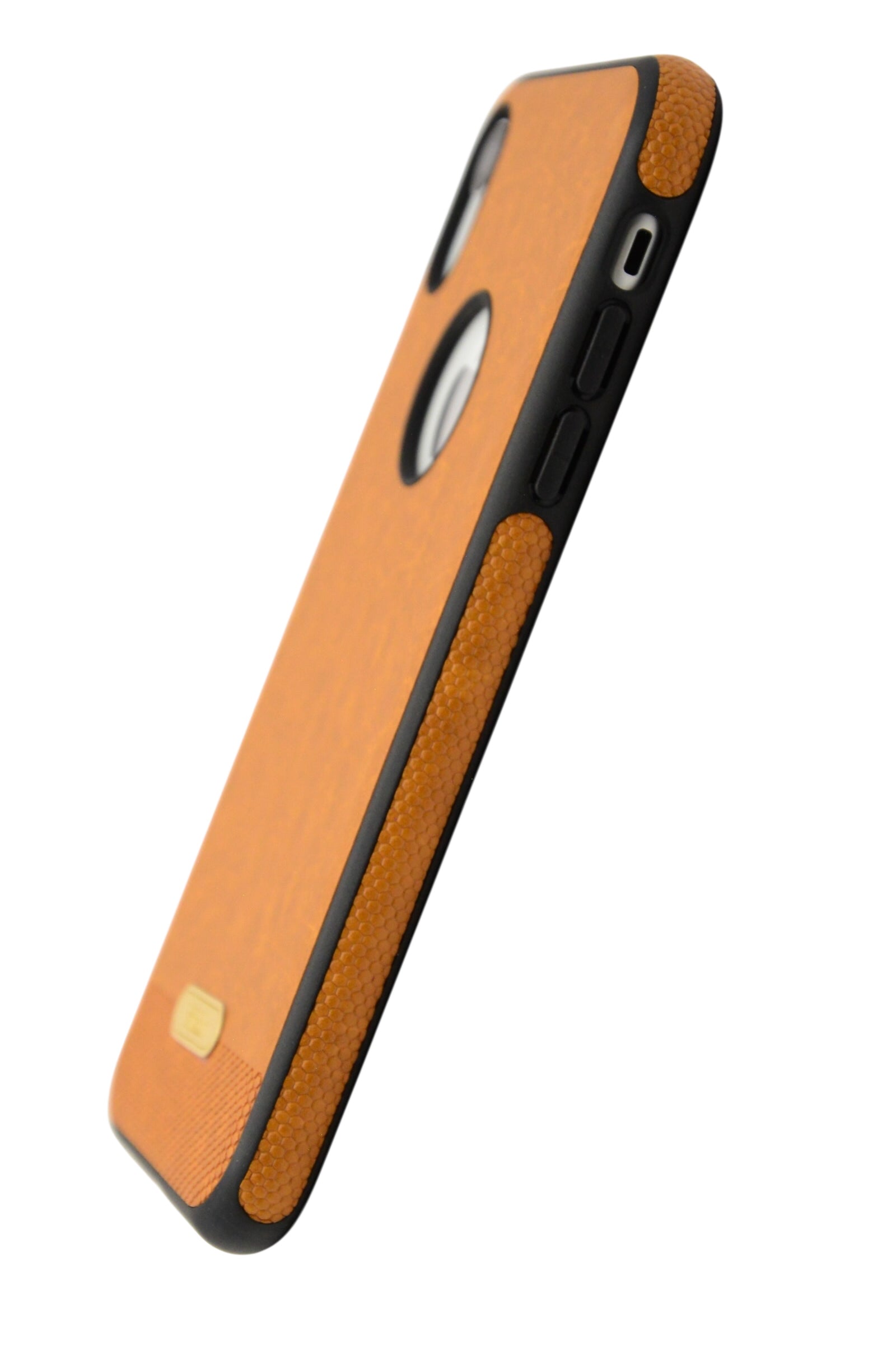 Funda estilo piel mikki para iPhone XR color Cafe