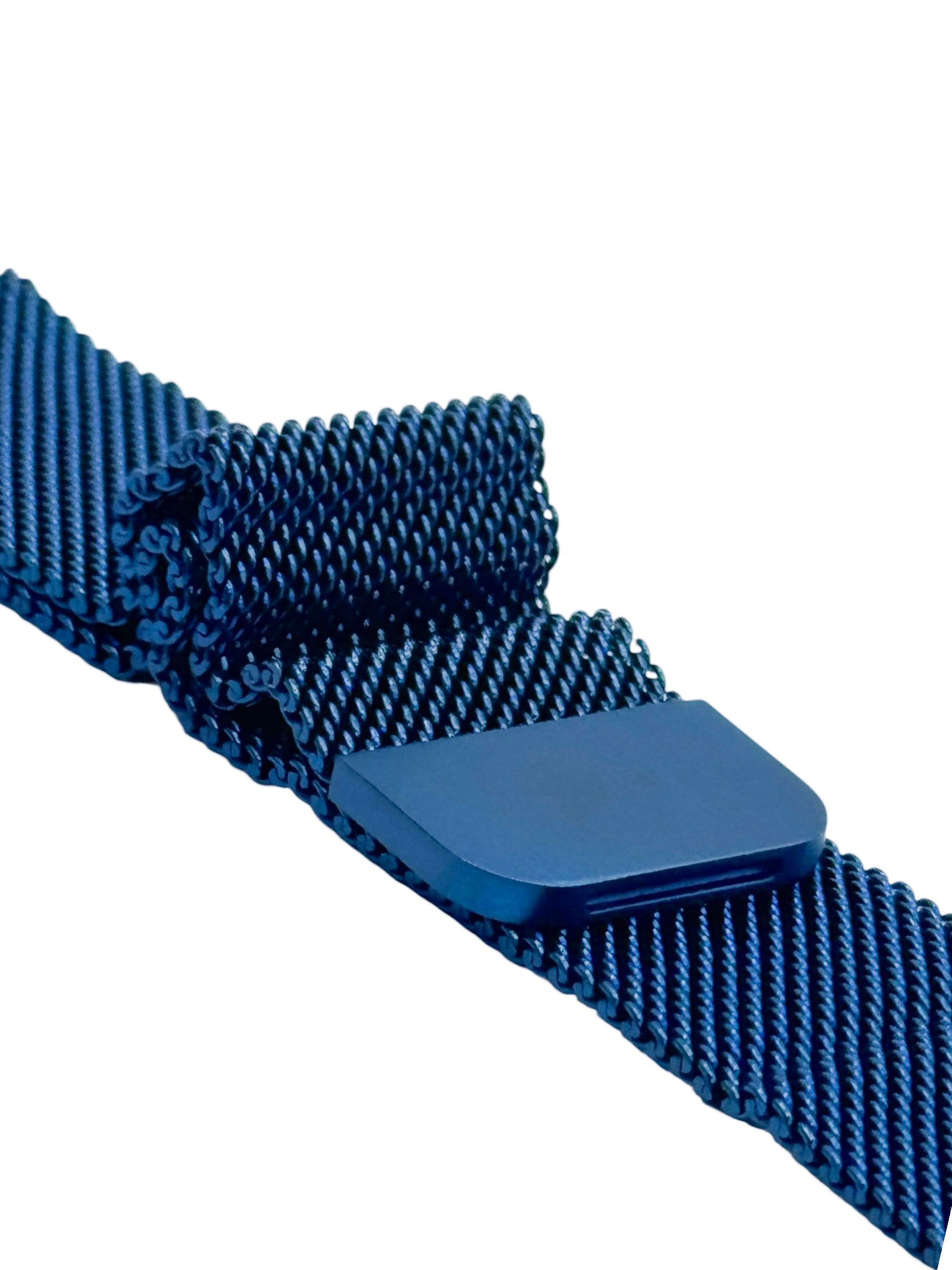 Correa para Apple Watch malla metalica con iman color Azul metalico