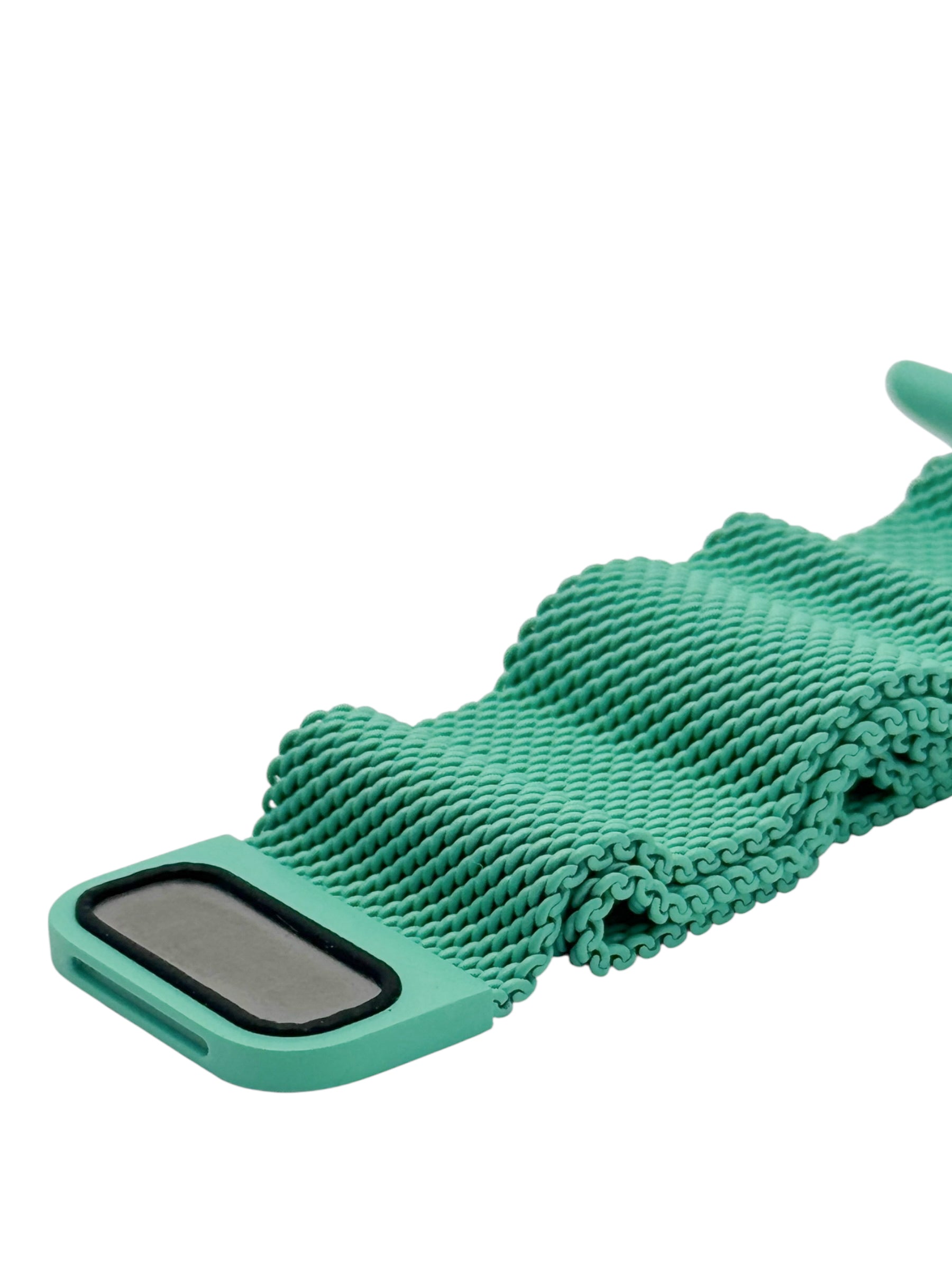 Correa para Apple Watch malla metalica con iman color Azul menta