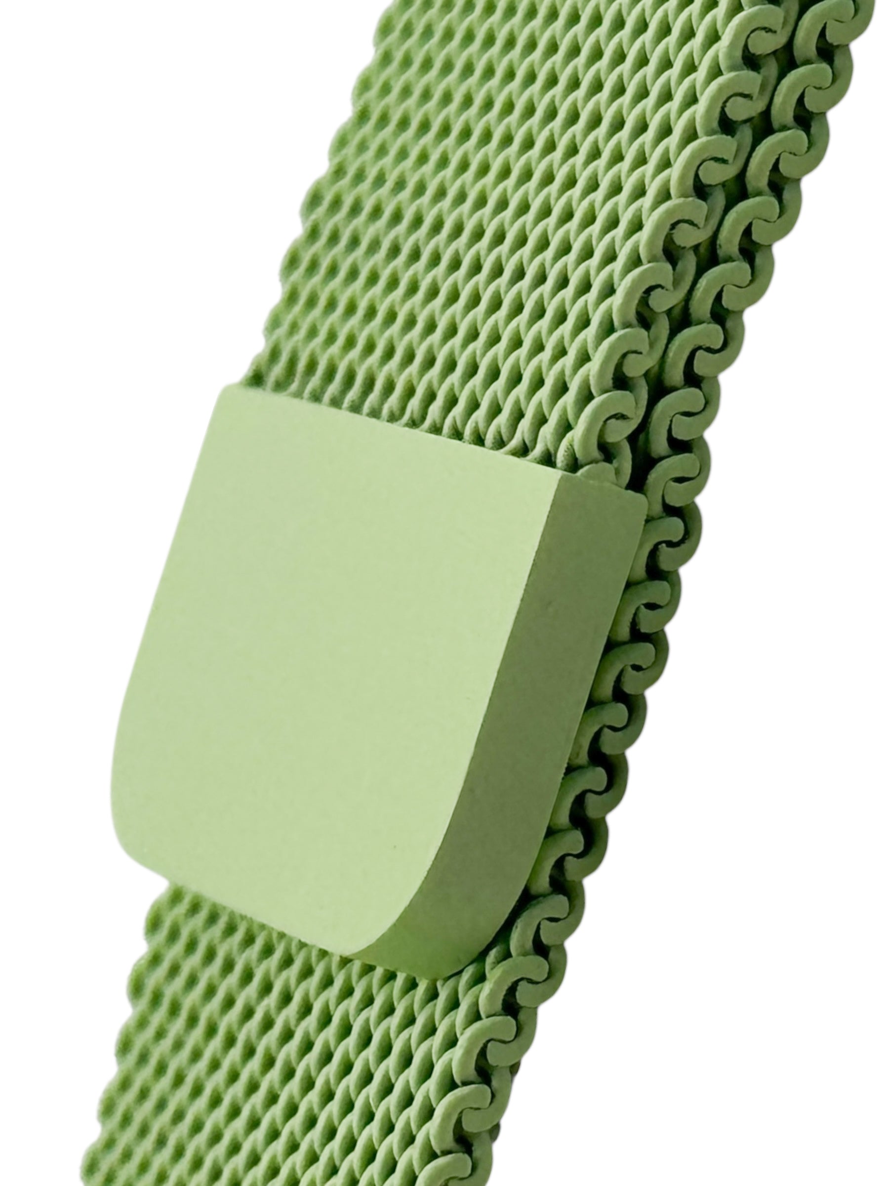 Correa para Apple Watch malla metalica con iman color Verde pistache