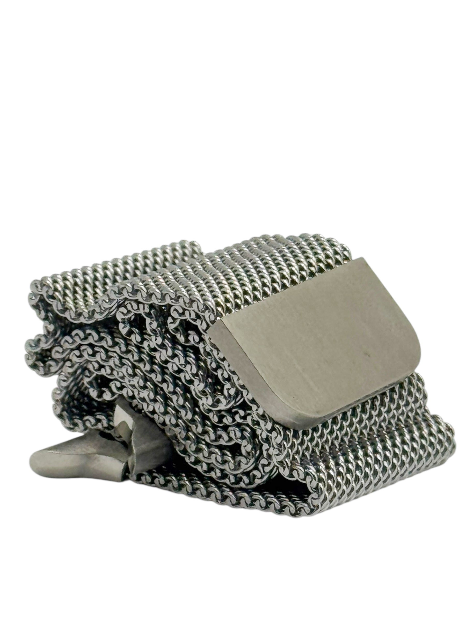 Correa para Apple Watch malla metalica con iman color Plata