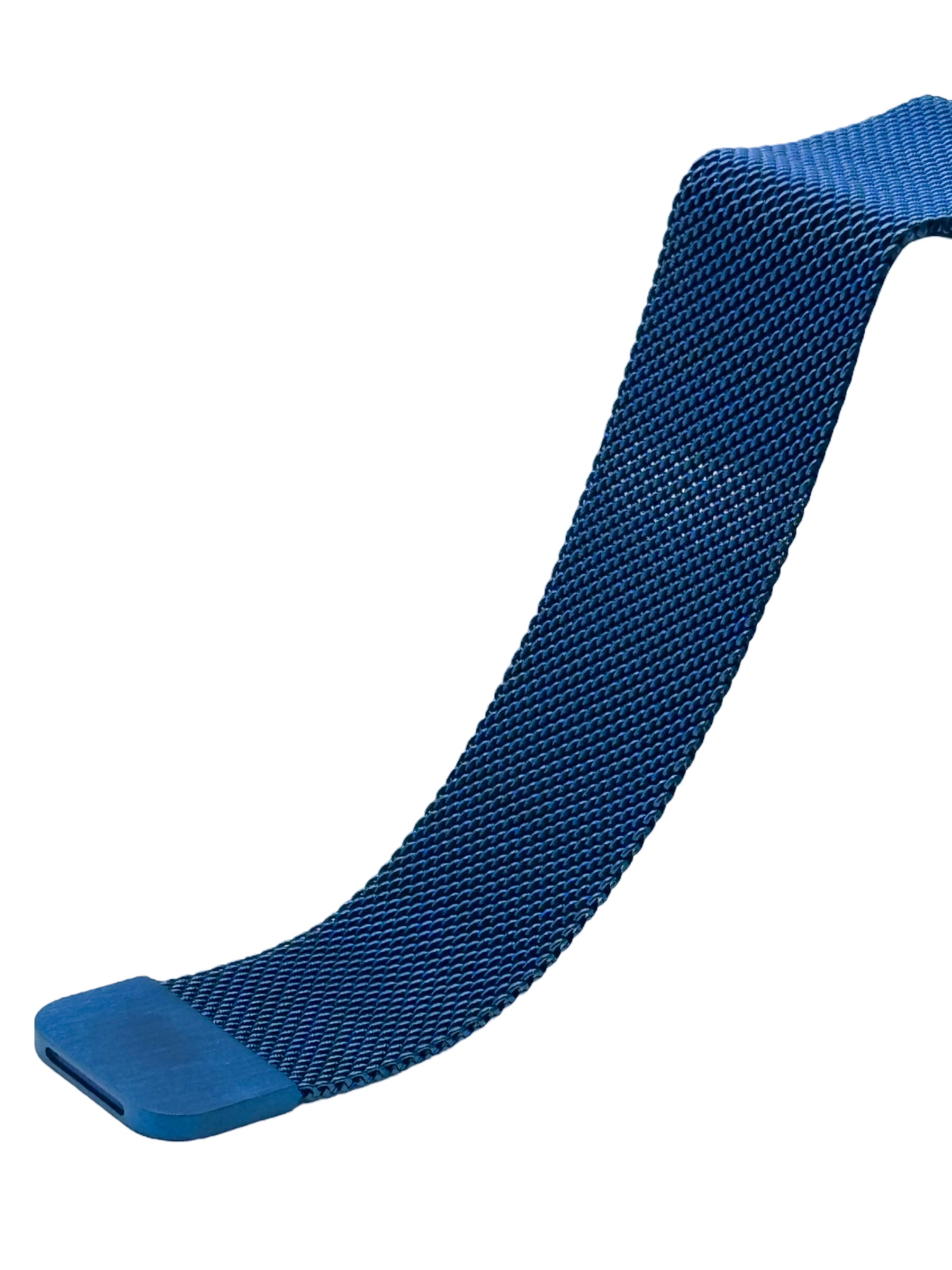 Correa para Apple Watch malla metalica con iman color Azul metalico