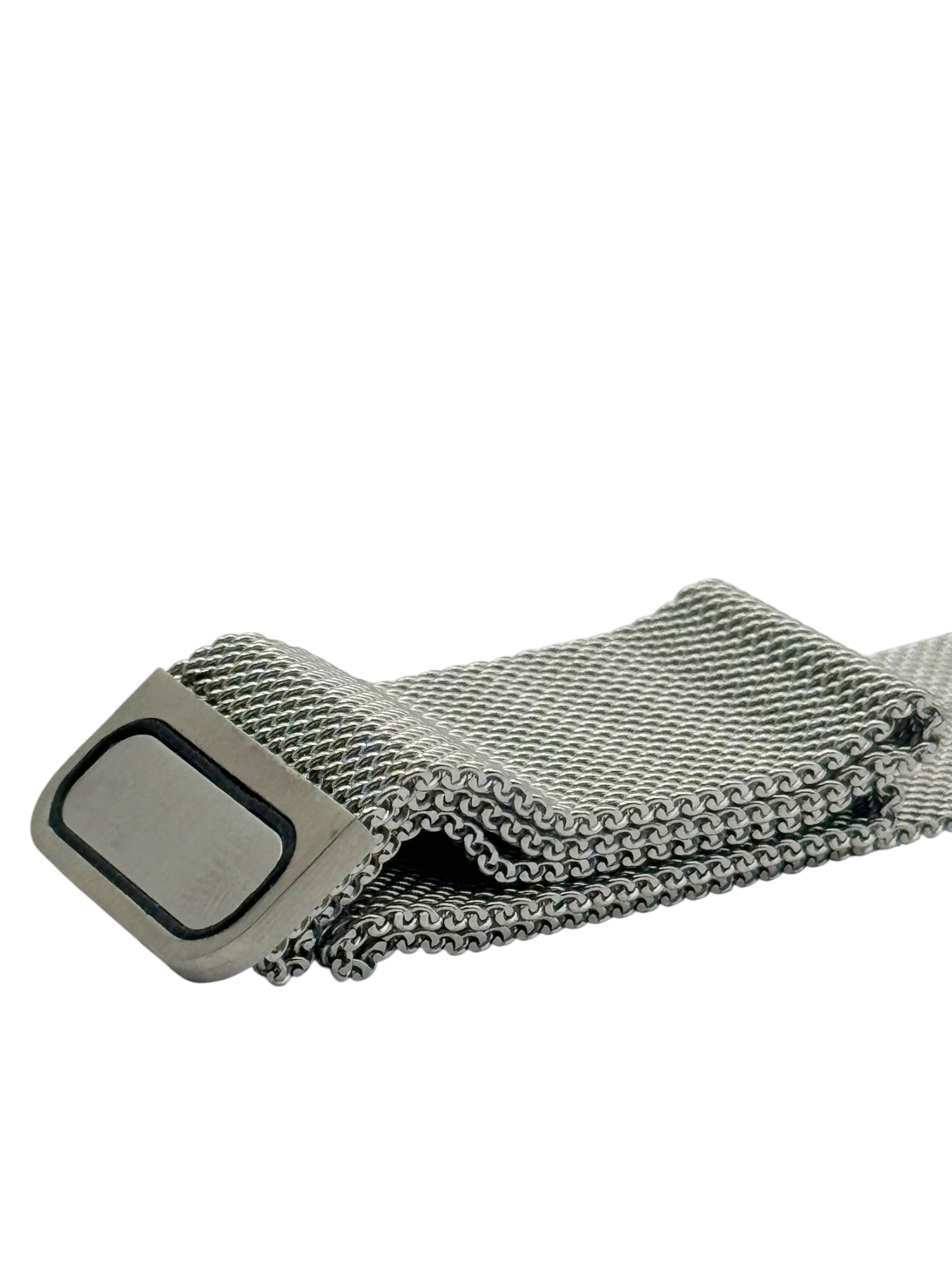 Correa para Apple Watch malla metalica con iman color Plata