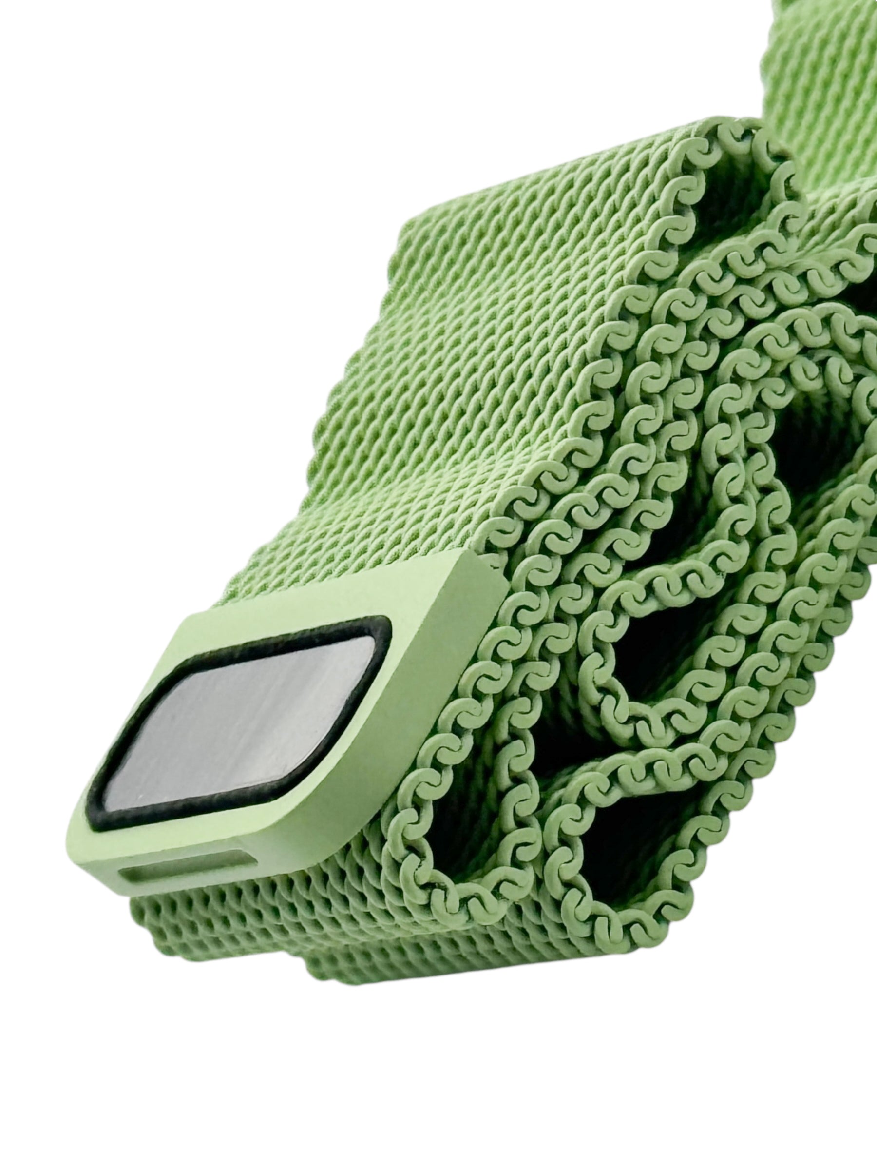 Correa para Apple Watch malla metalica con iman color Verde pistache