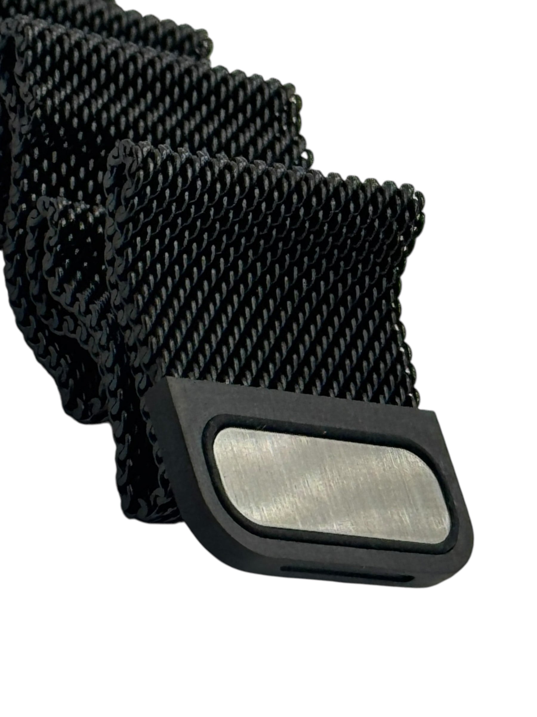 Correa para Apple Watch malla metalica con iman color negro