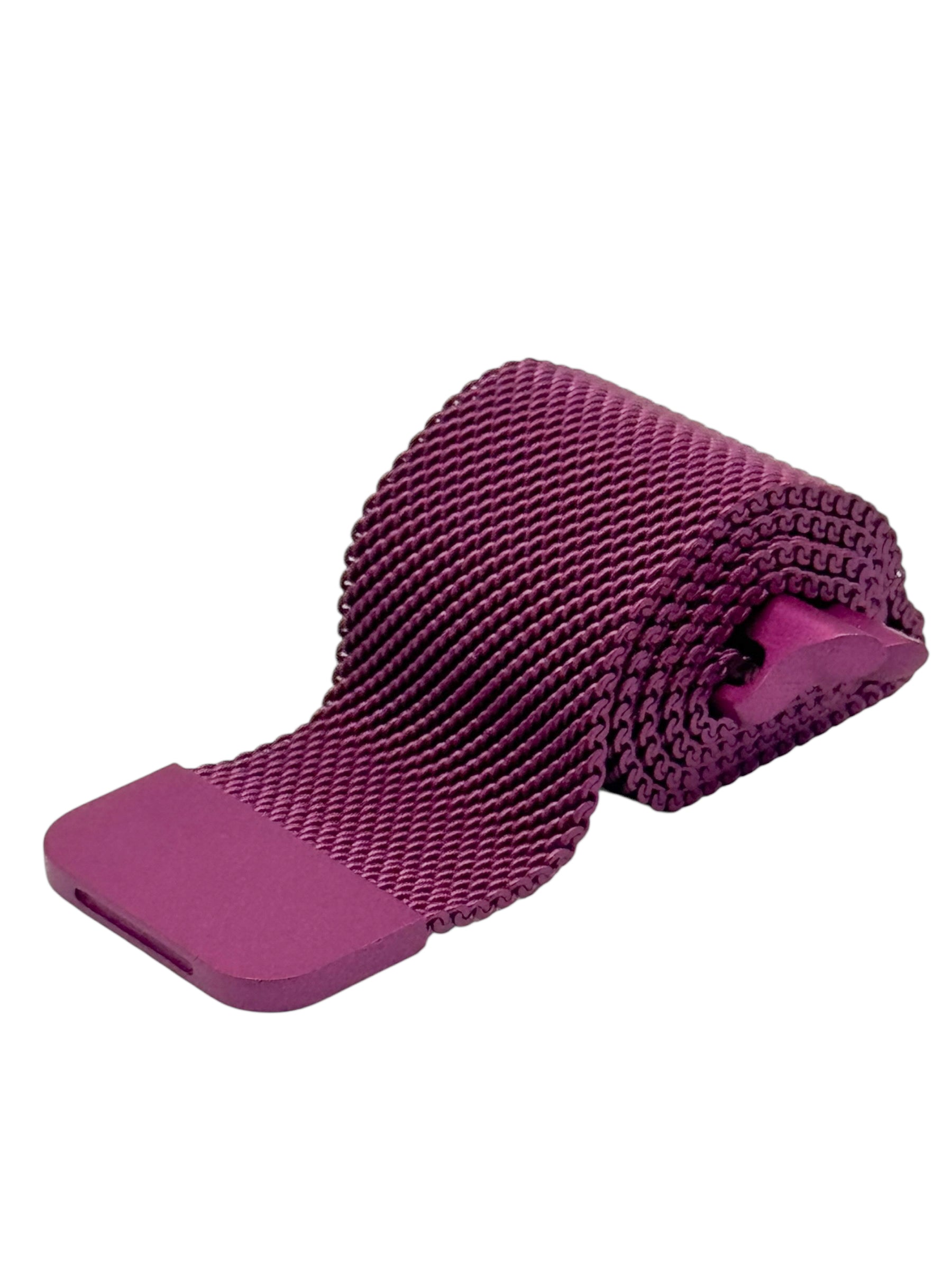 Correa para Apple Watch malla metalica con iman color Morado