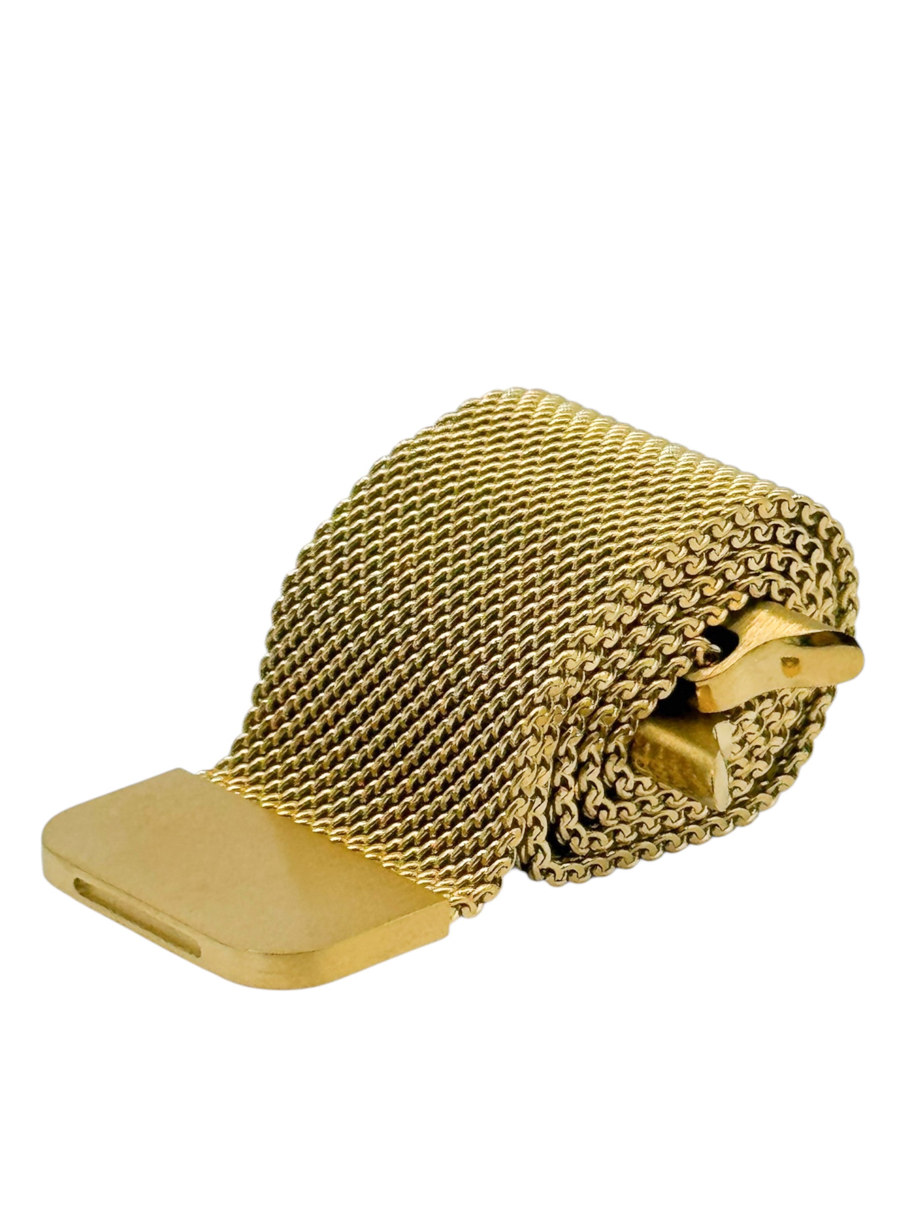 Correa para Apple Watch malla metalica con iman color Oro