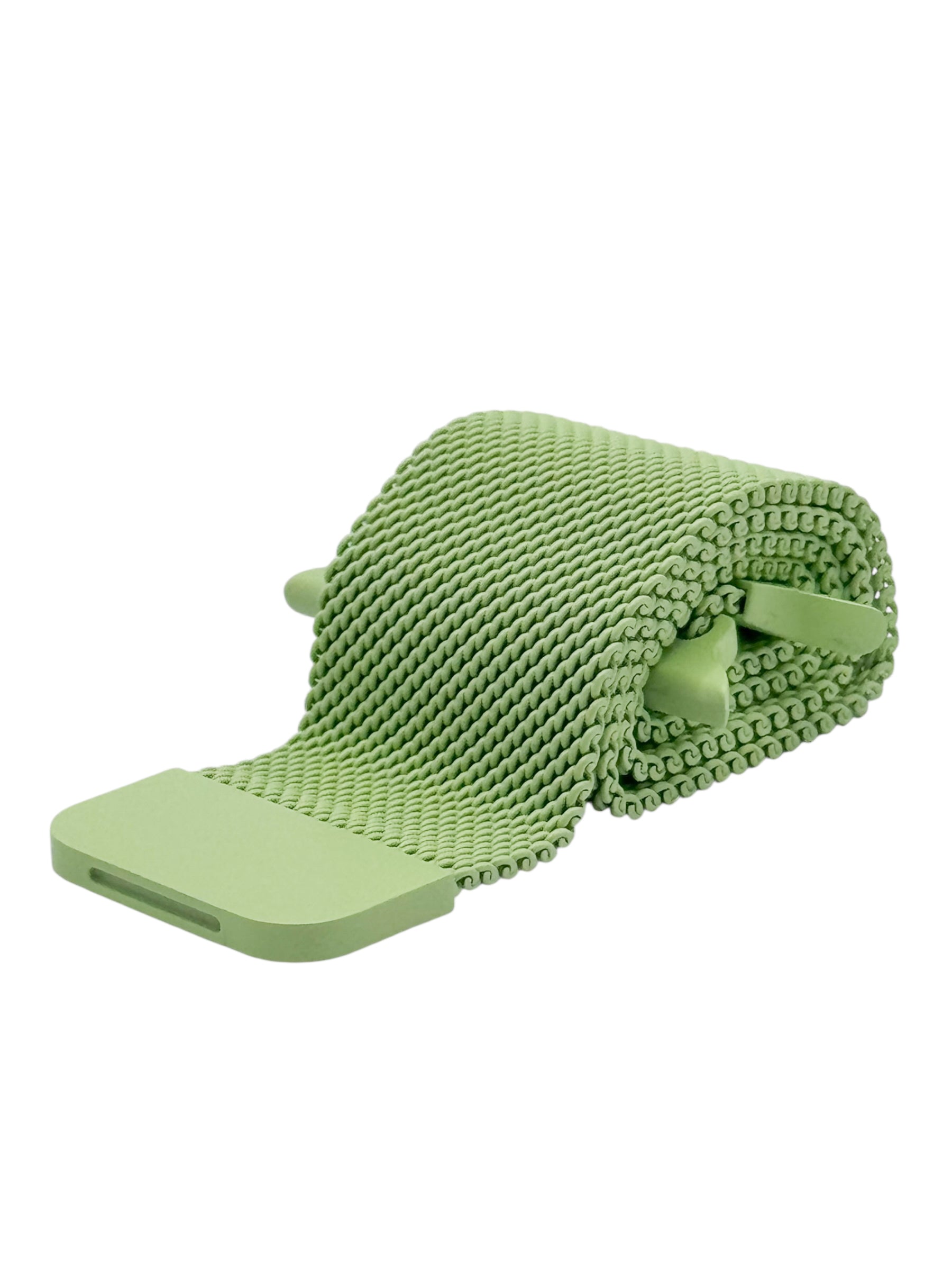 Correa para Apple Watch malla metalica con iman color Verde pistache