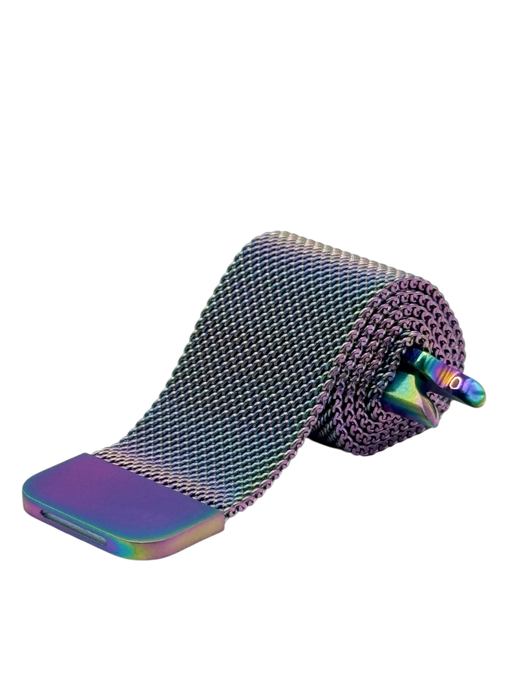 Correa para Apple Watch malla metalica con iman color Tornasol