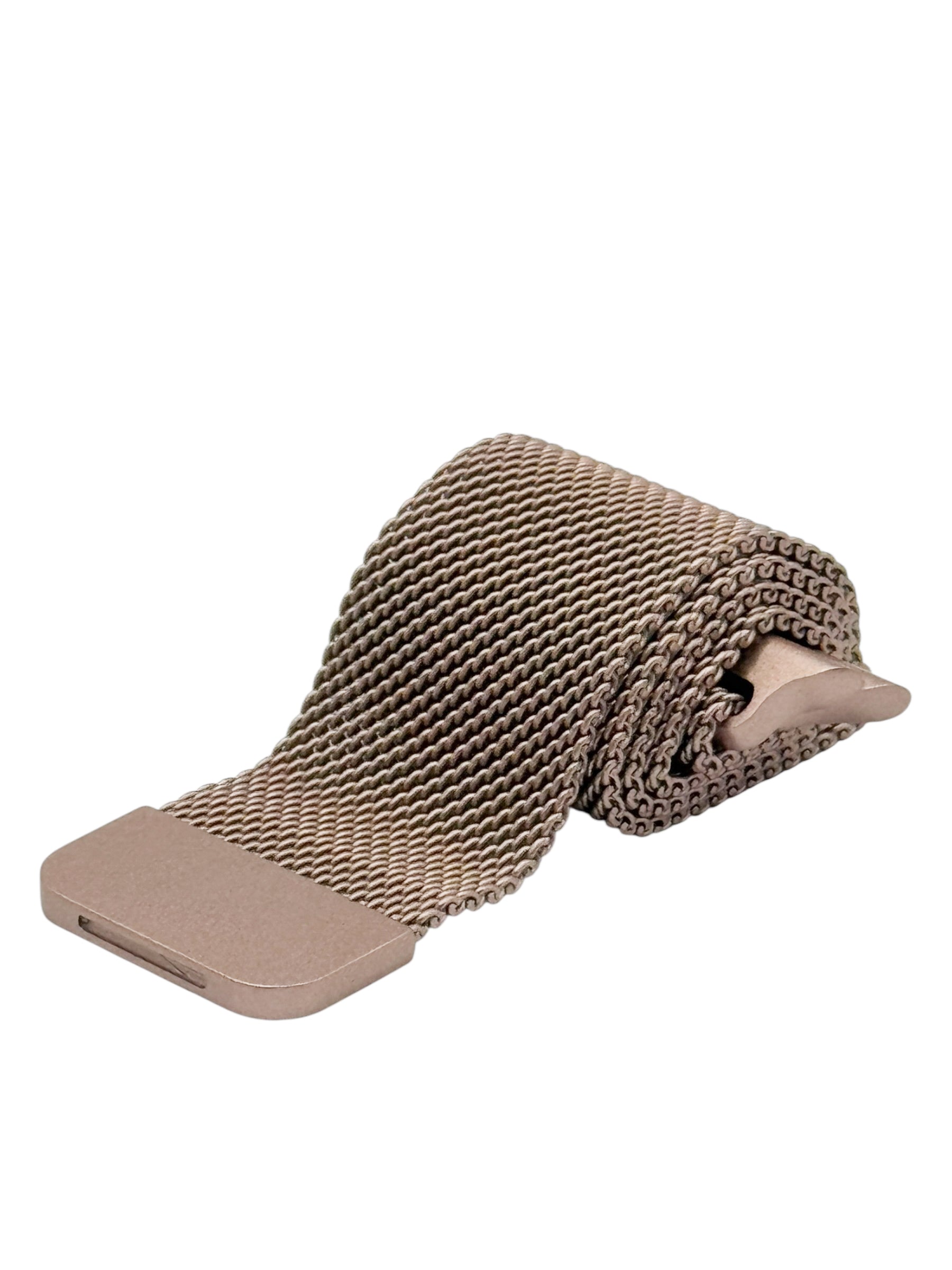 Correa para Apple Watch malla metalica con iman color Rosa Metalico