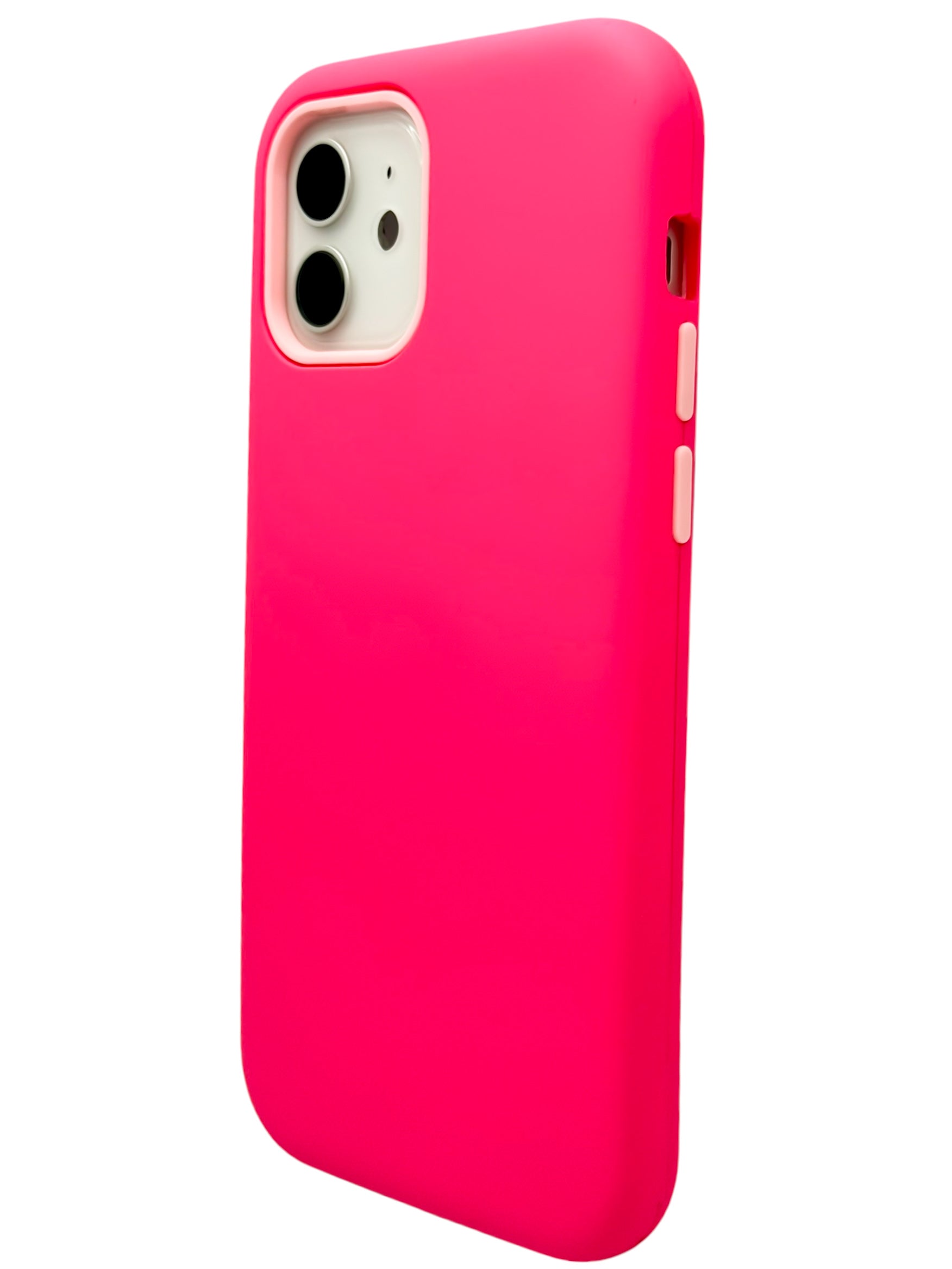 Funda Para iPhone 12 (6.1) Y 12 Pro (6.1) con marco frontal desarmable color rosa