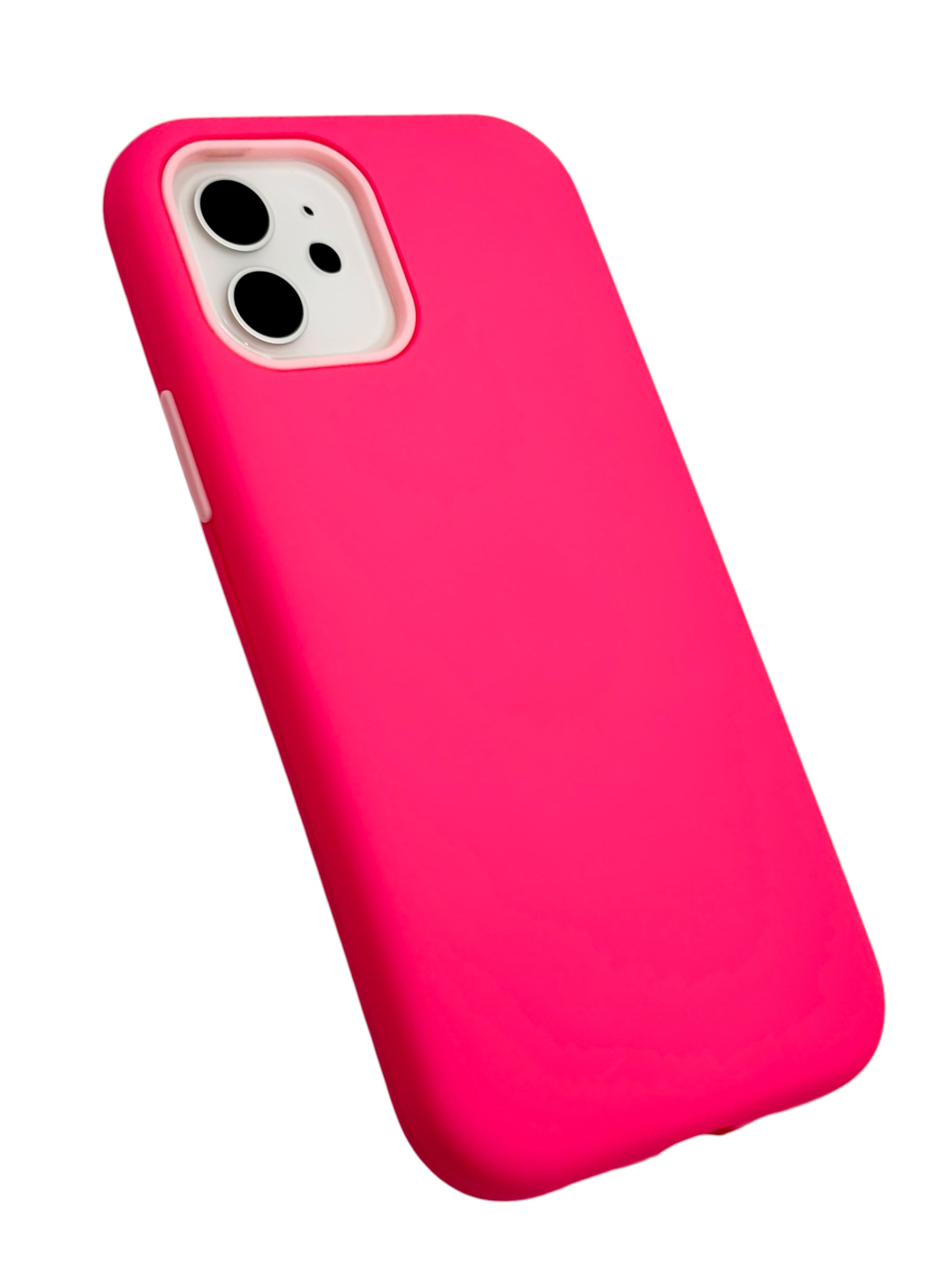 Funda Para iPhone 12 (6.1) Y 12 Pro (6.1) con marco frontal desarmable color rosa