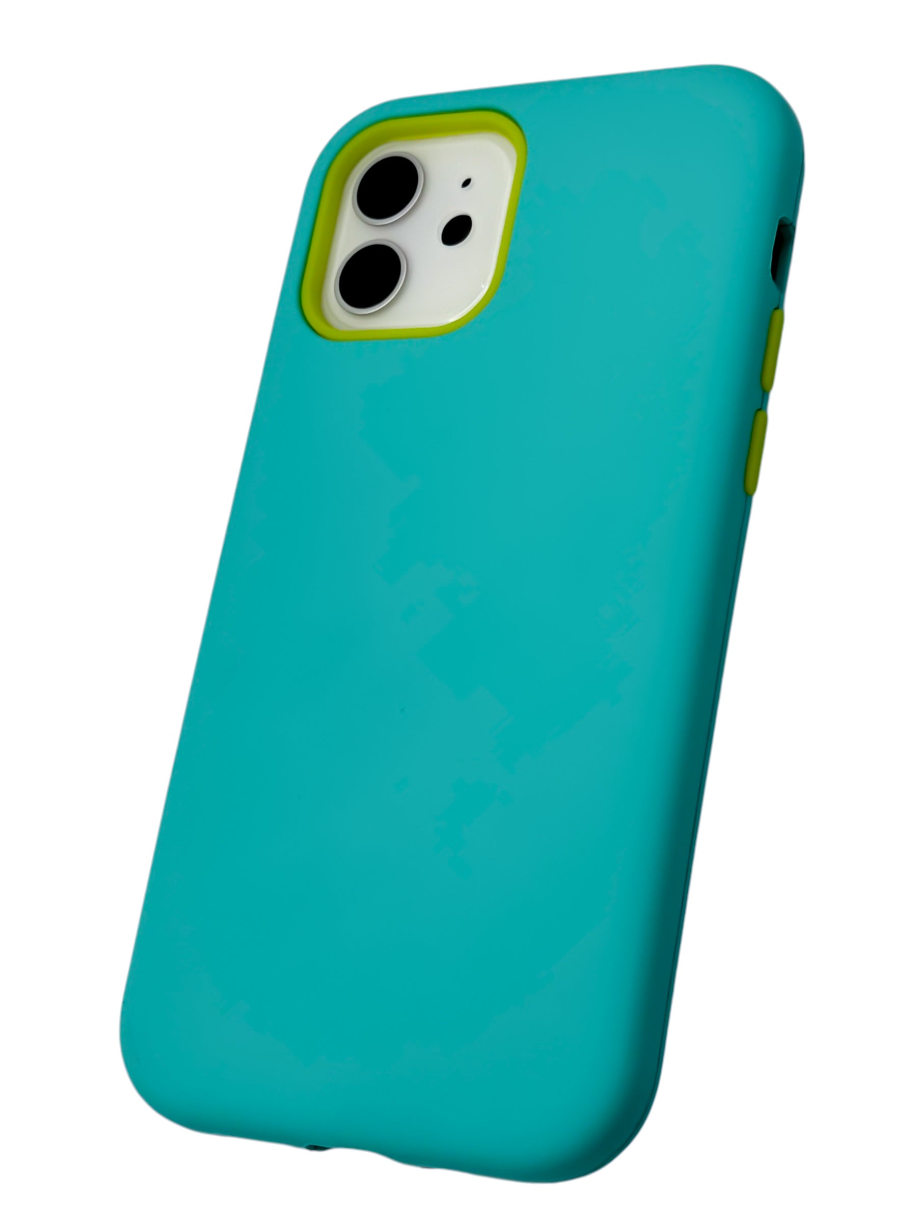 Funda Para iPhone 12 (6.1) Y 12 Pro (6.1) con marco frontal desarmable color Azul turquesa