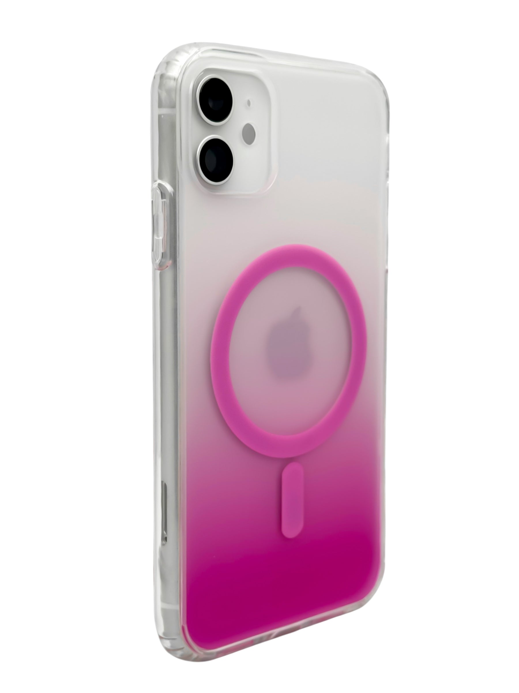 Funda Para iPhone 11 normal (6.1) Rígida Con Magsafe Efecto Degradado rosa